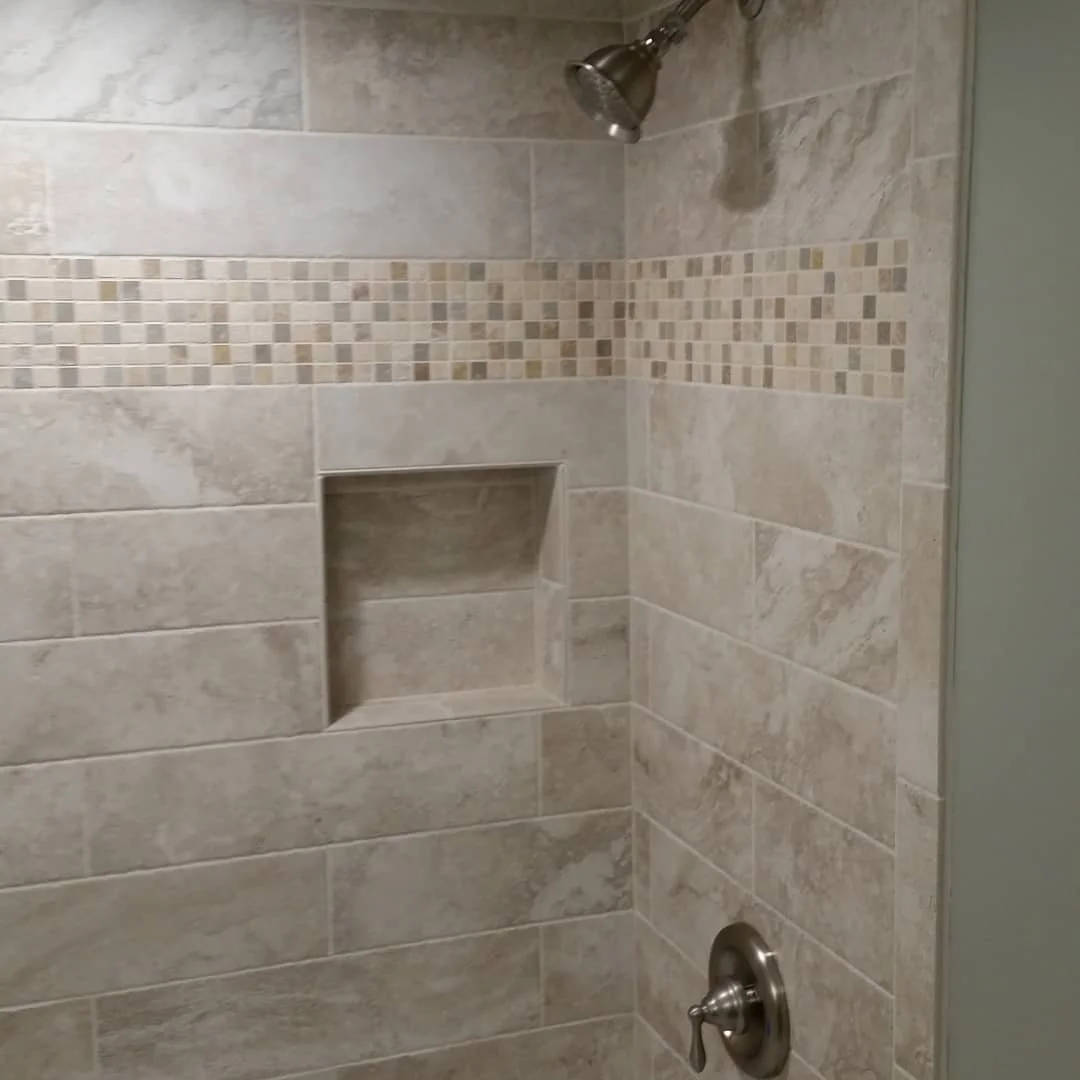 Designed And Tiled Shower