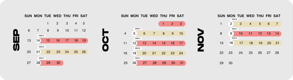 ZOE Connect Groups Calendar