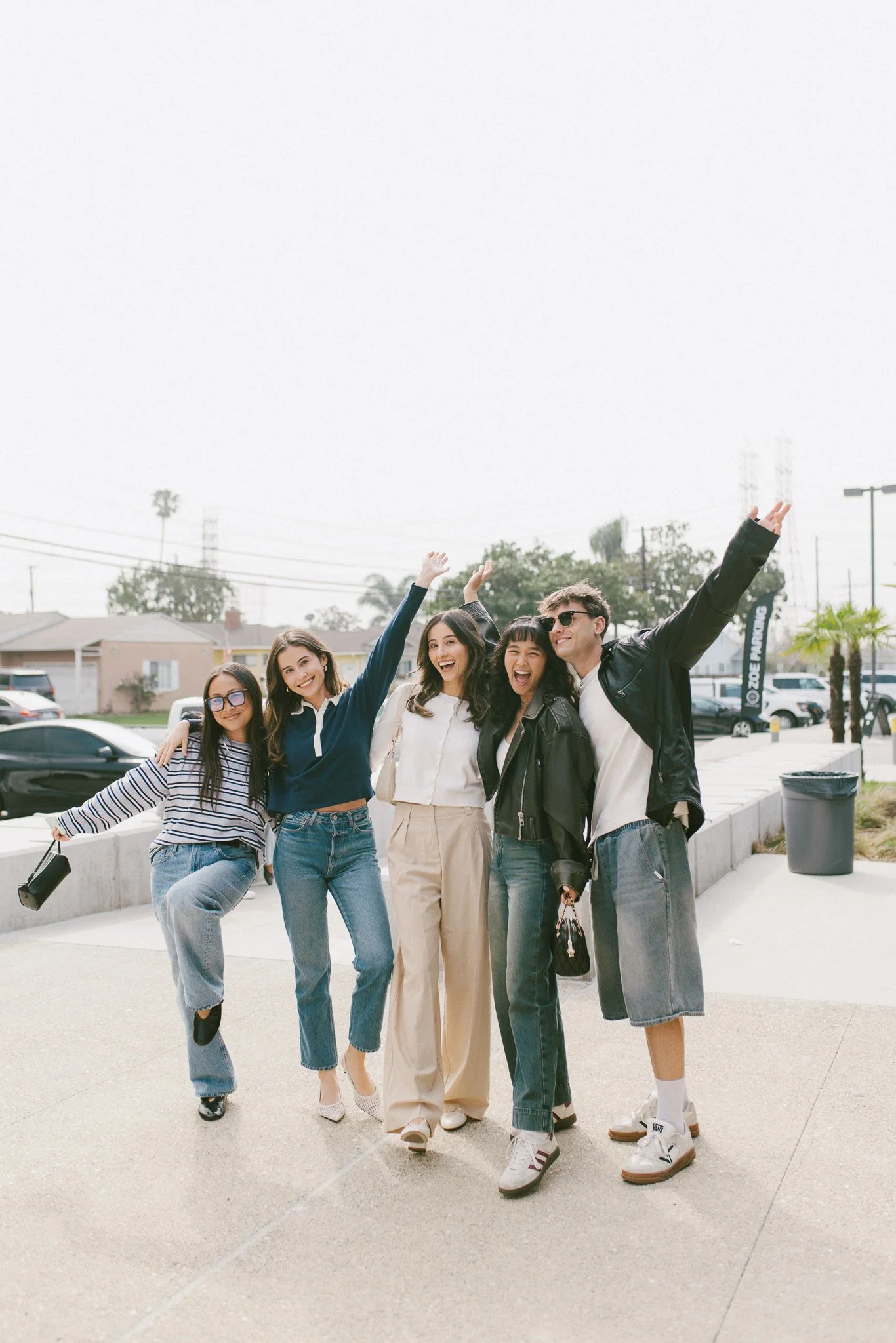 Friends together outside ZOE South Bay