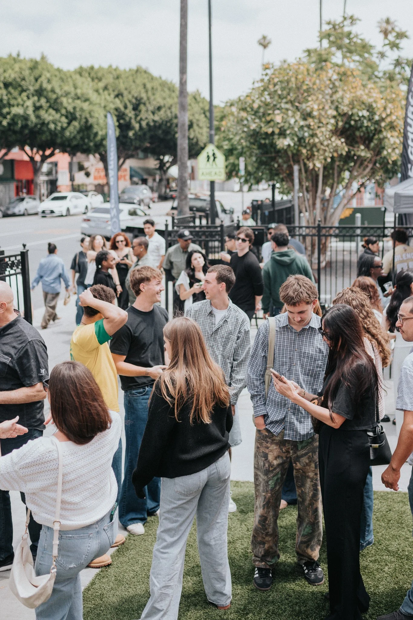 Community in the ZOE courtyard
