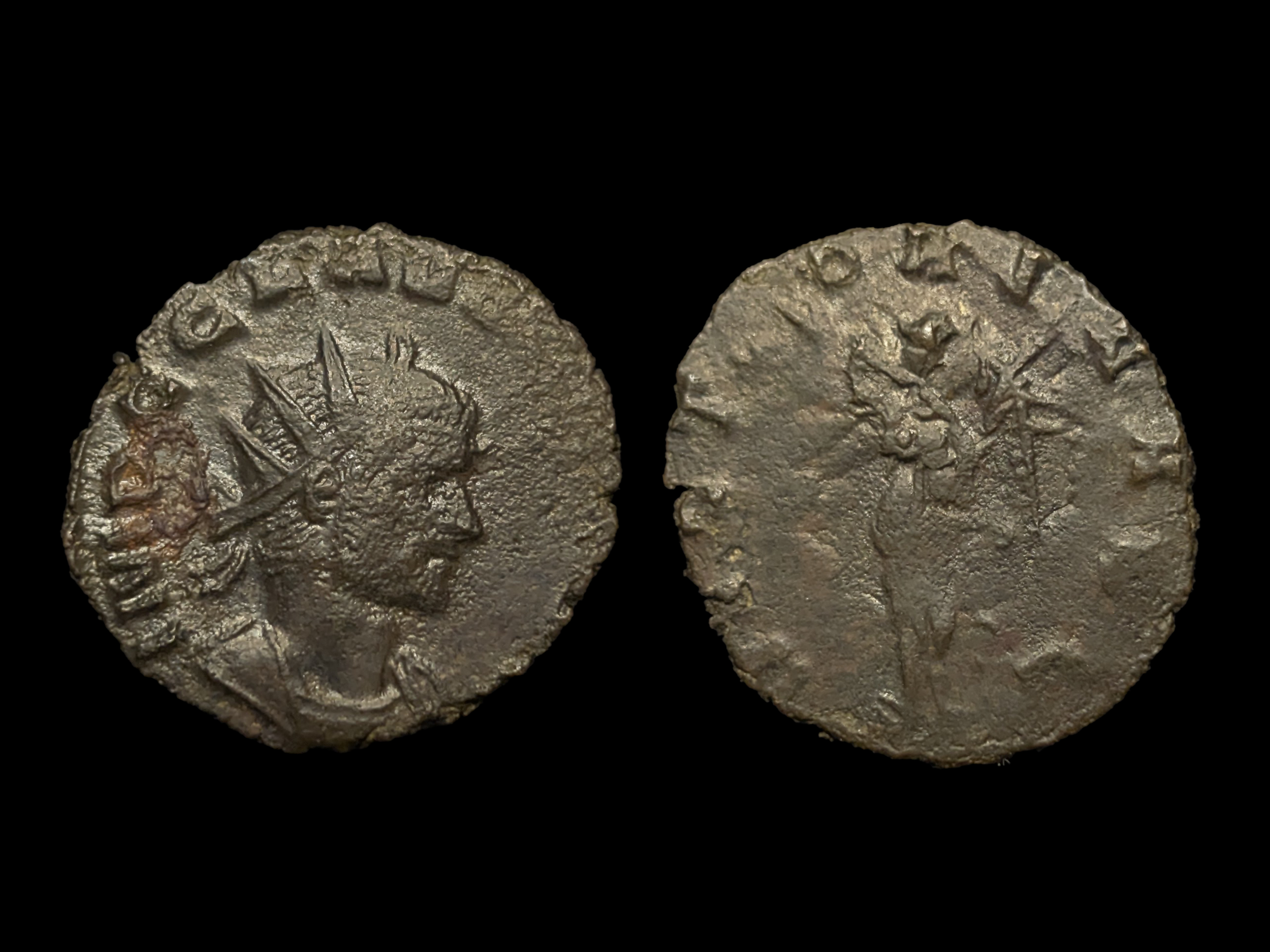 Claudius II AE Antoninianus Rome VICTORIA AVG 268-69 AD - aVF