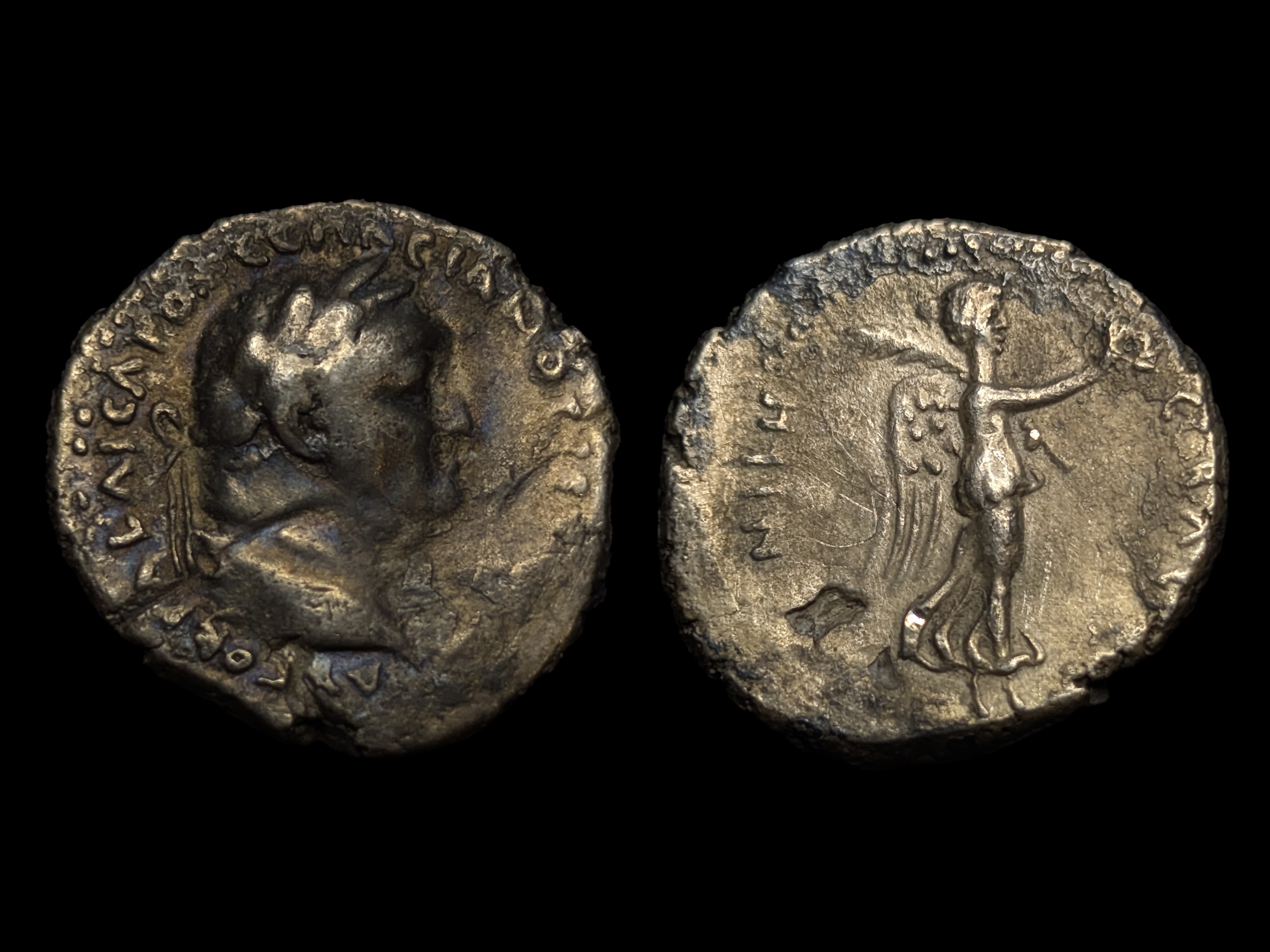 Vespasian AR Didrachm Cappadocia Caesarea 76/7 AD - aVF