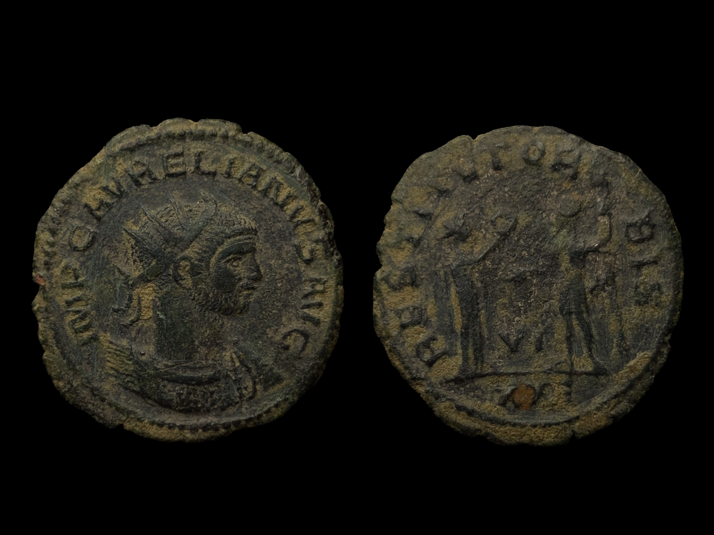 Aurelian AE Antoninianus Antioch RESTITVT ORBIS Exergue VI mm. XXI 275 AD - gVF