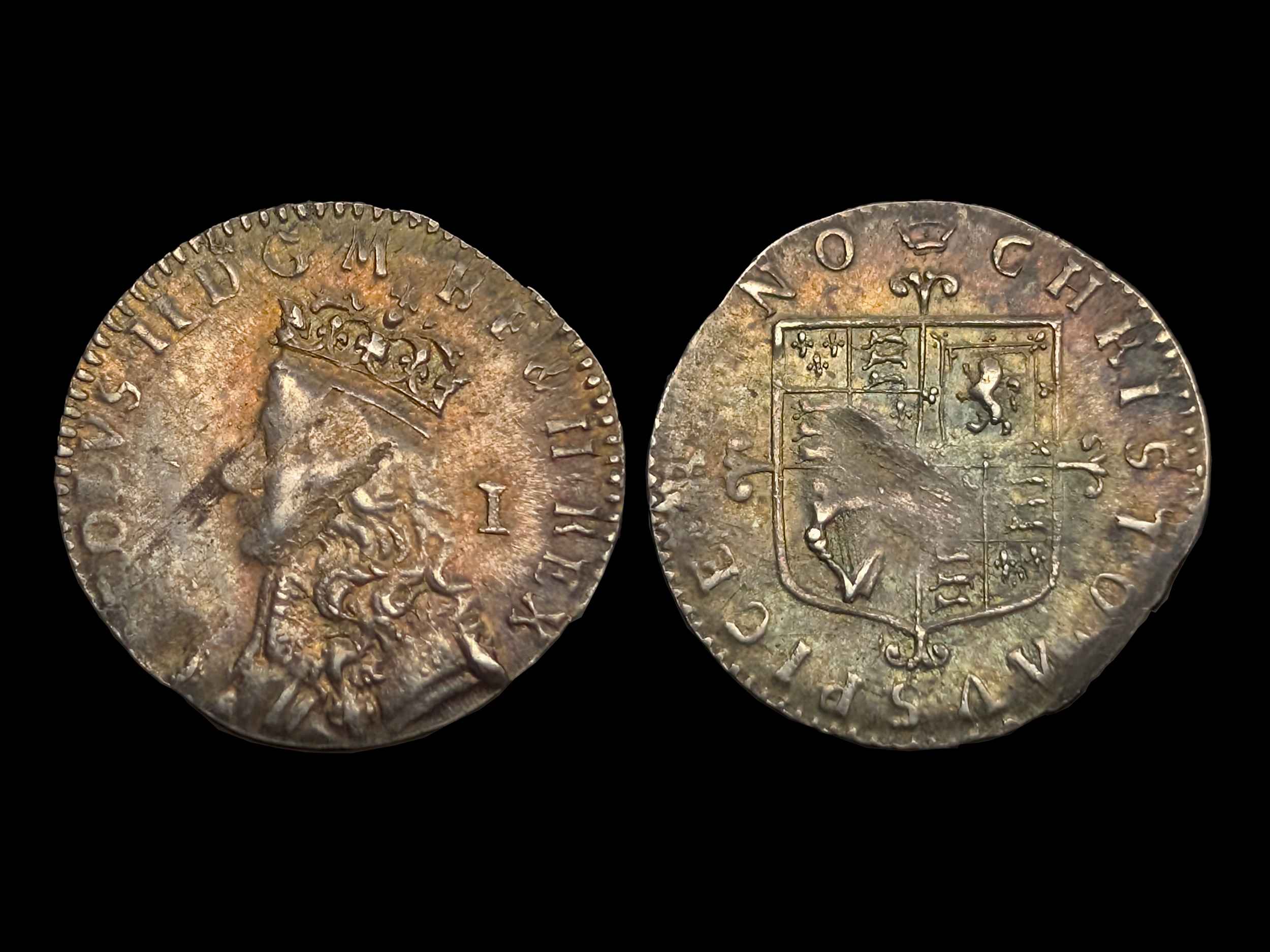 Charles II Hammered Penny Second Issue mm. Crown 1660-2 - VF - Toned