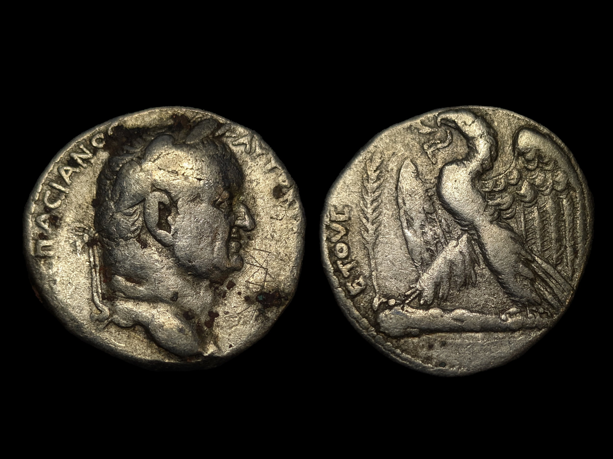 Vespasian AR Tetradrachm Antioch Syria 69/70 AD - nVF