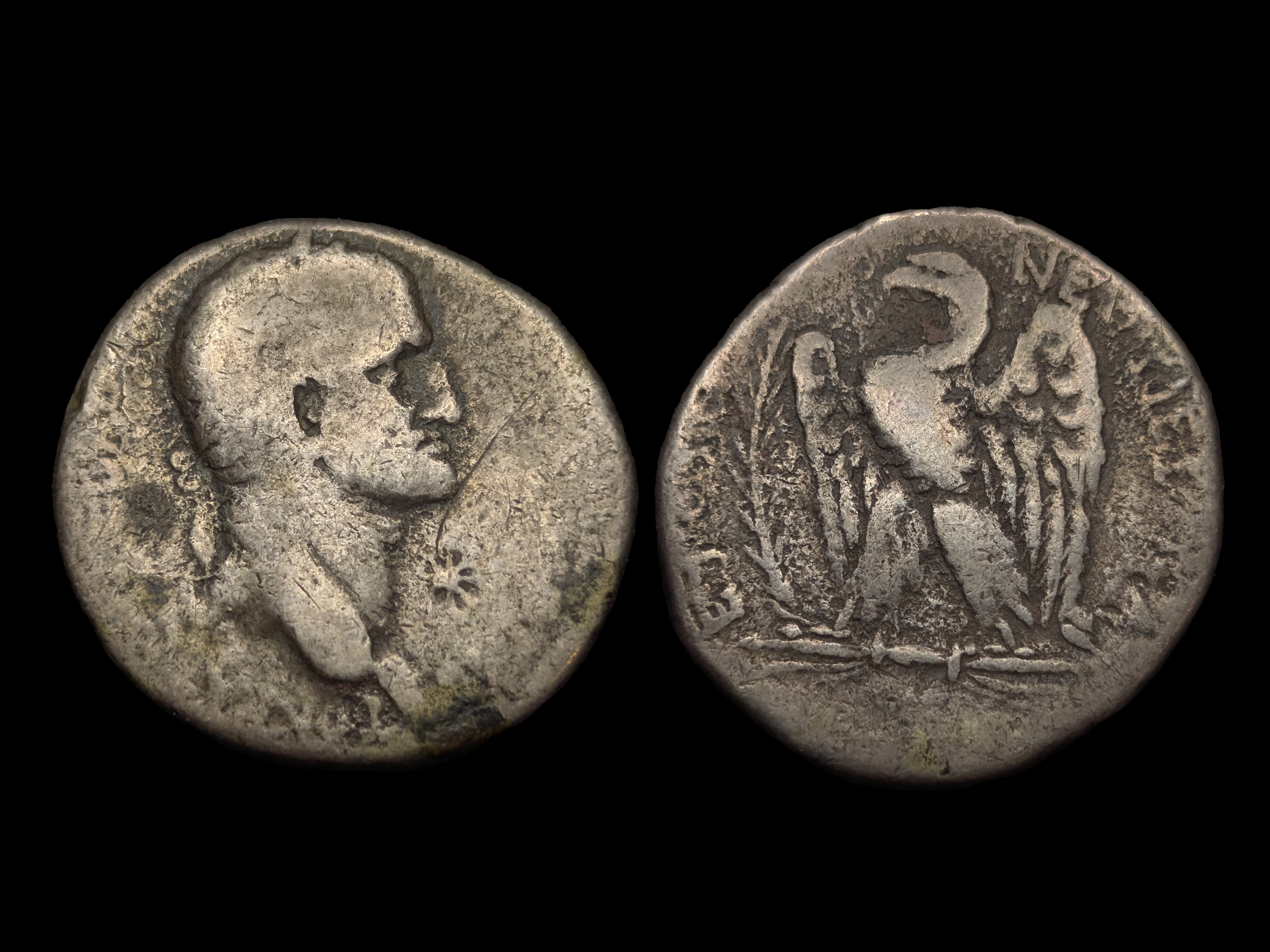 Galba AR Tetradrachm Antioch 69AD - VF - SCARCE