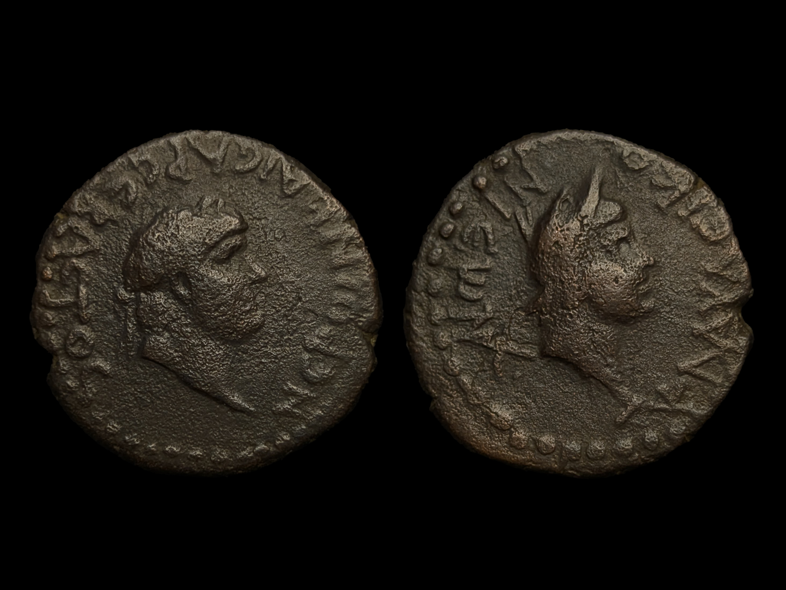 Nero AE21 Lycaonia Iconium rev. Perseus AD 62-5 - VF