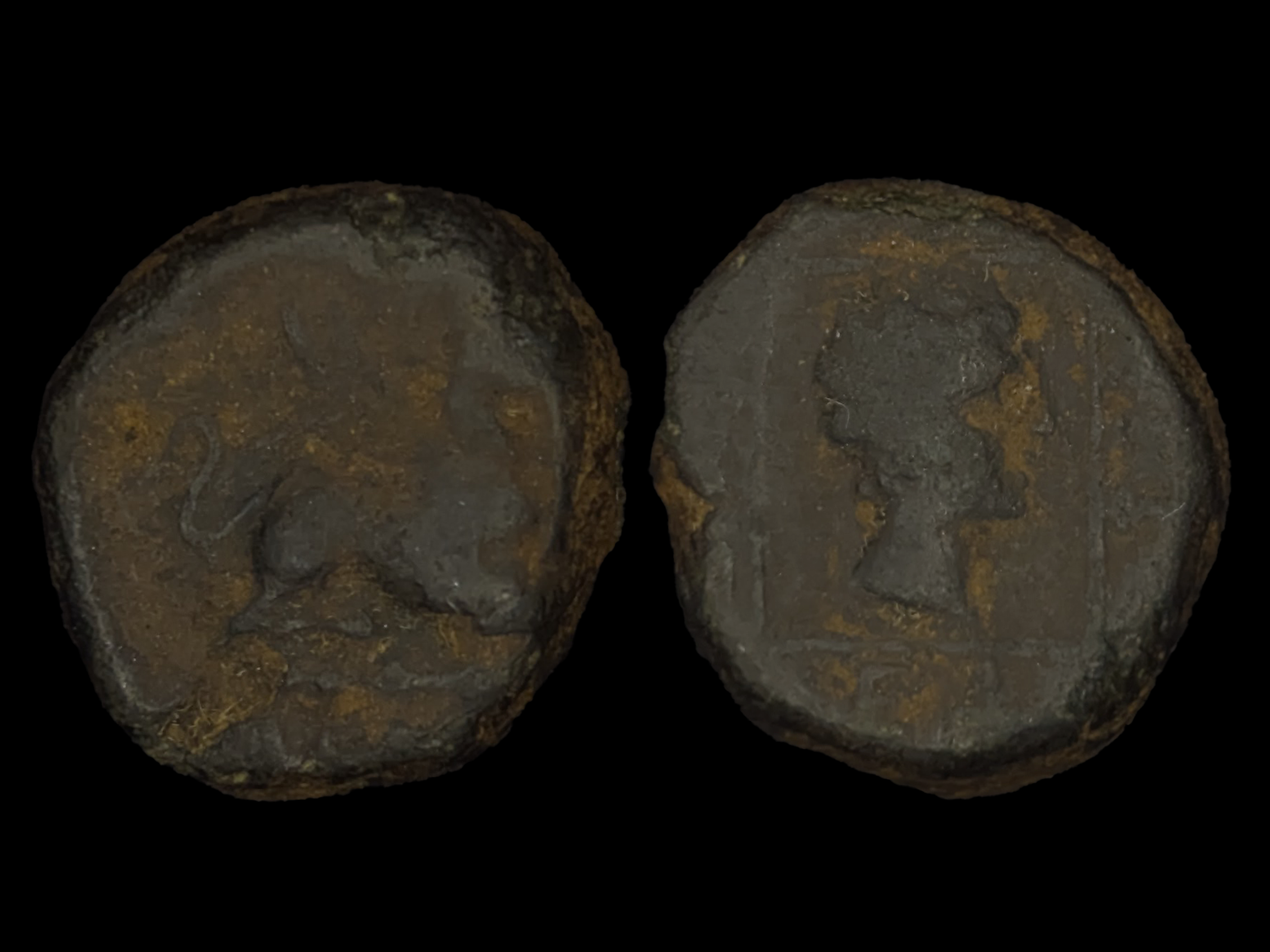 Abdera Thrace Bronze AE Griffin and Apollo c.300 BC - VG