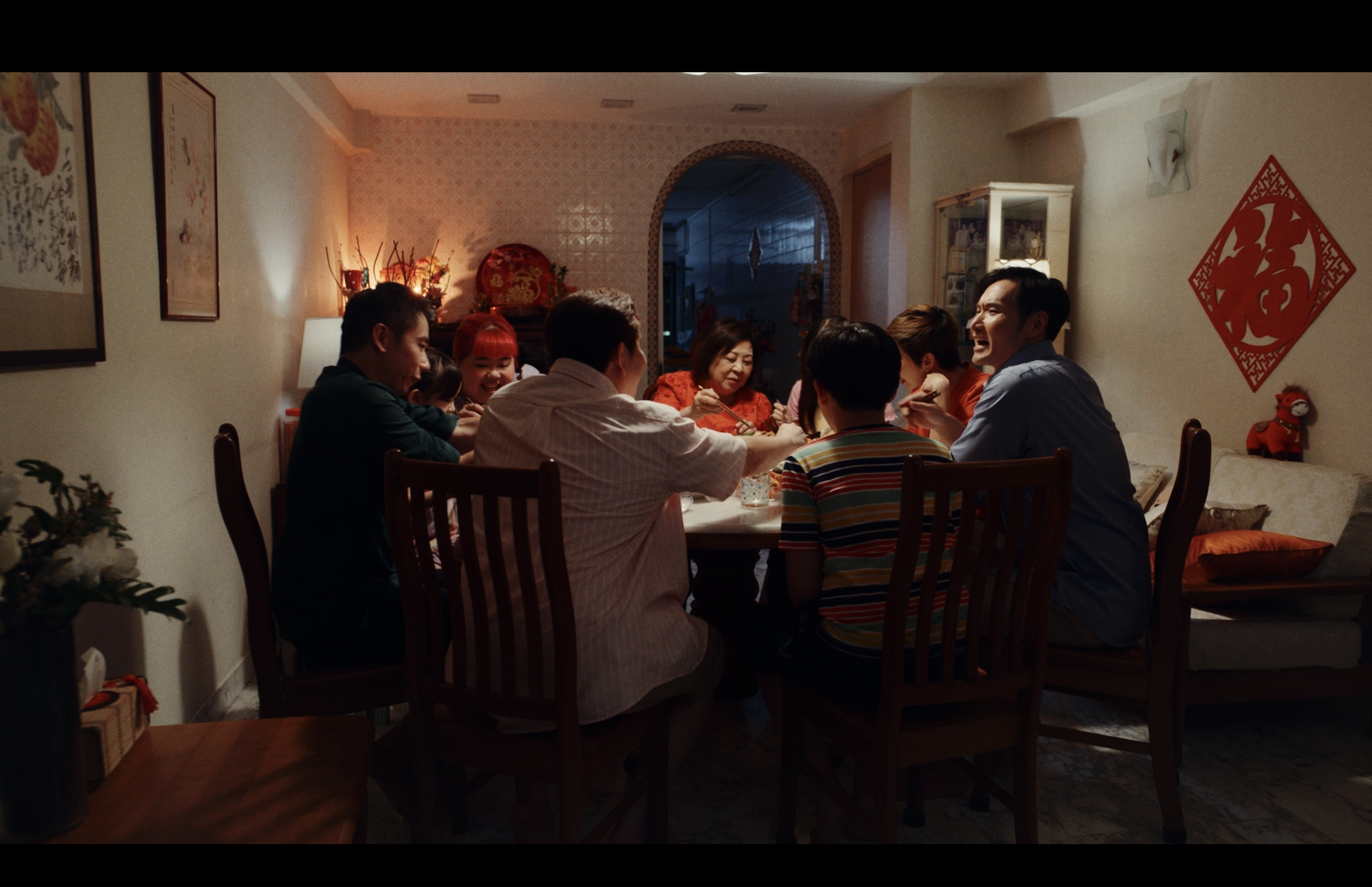 Film still from Burst of Luck