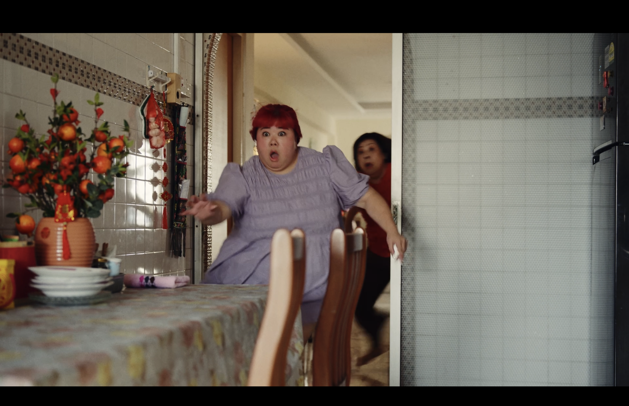 Film still from Burst of Luck