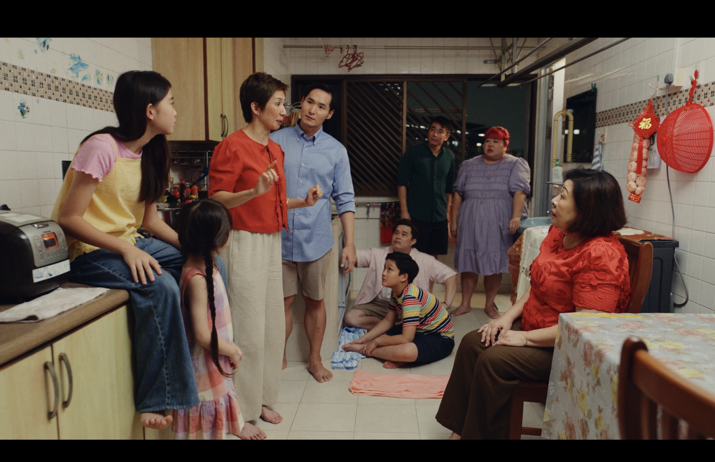 Film still from Burst of Luck