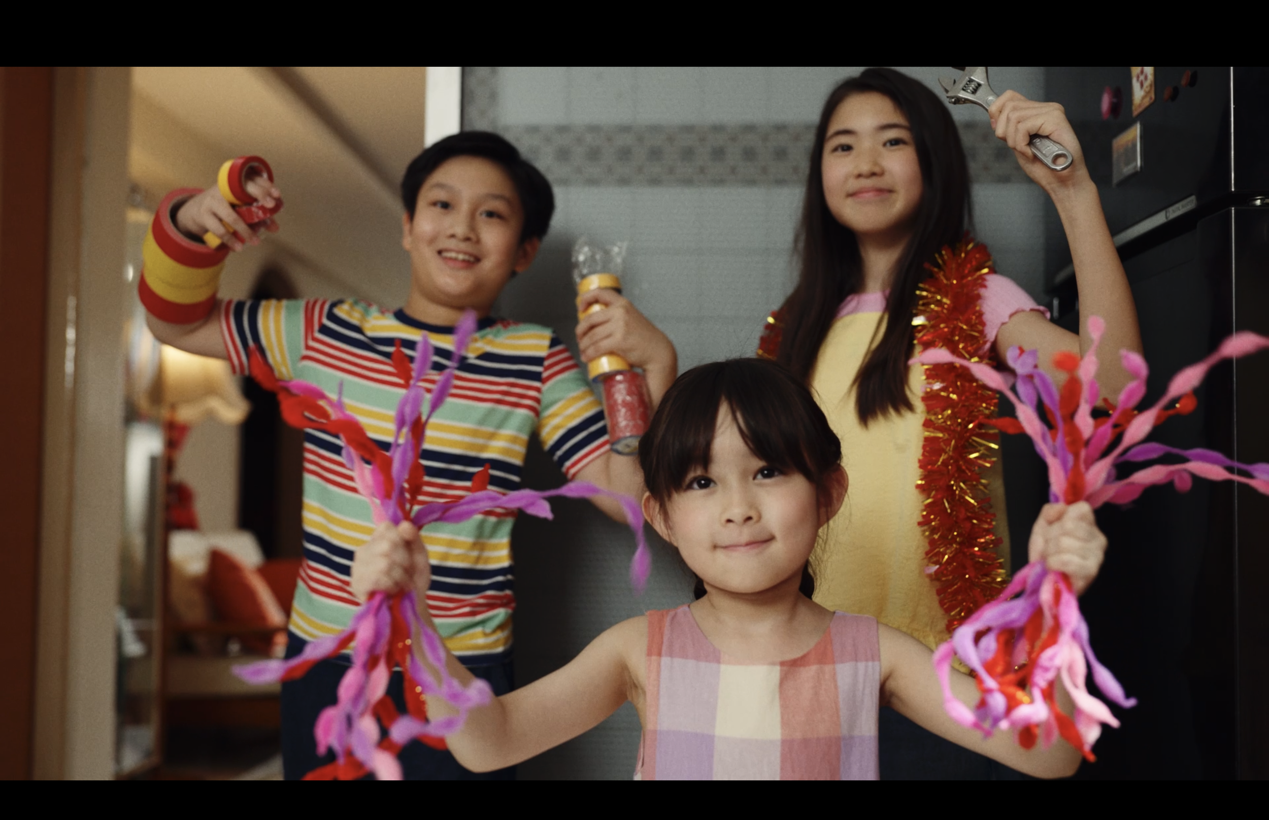 Film still from Burst of Luck