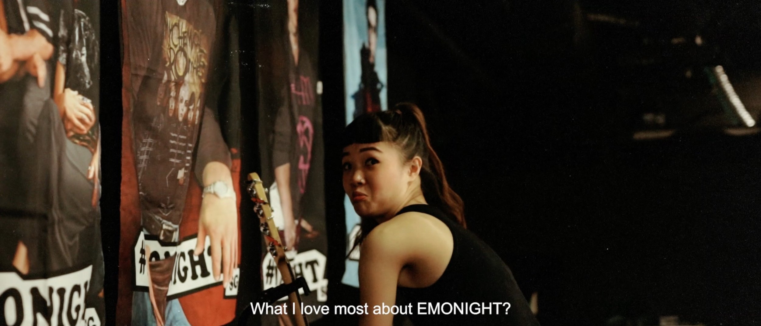 Film still from the emonightsg story
