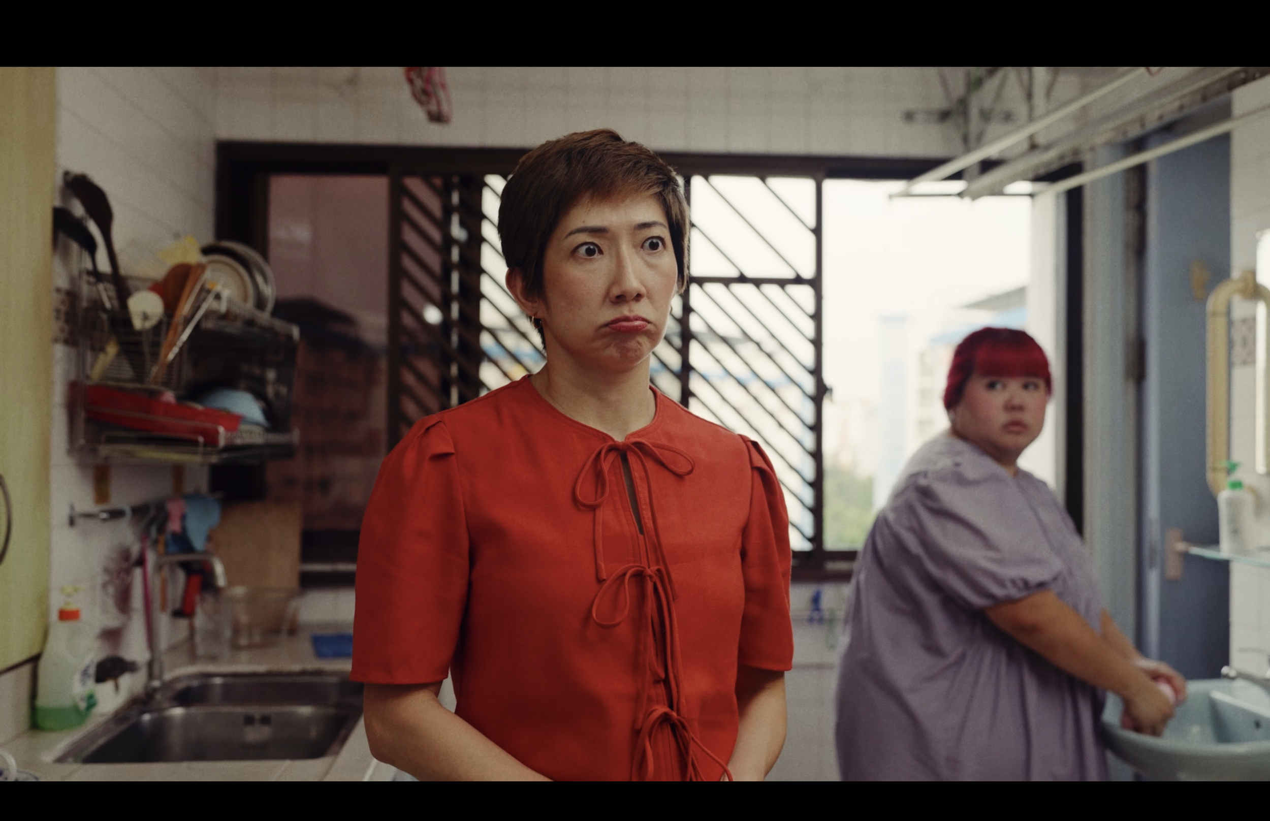 Film still from Burst of Luck