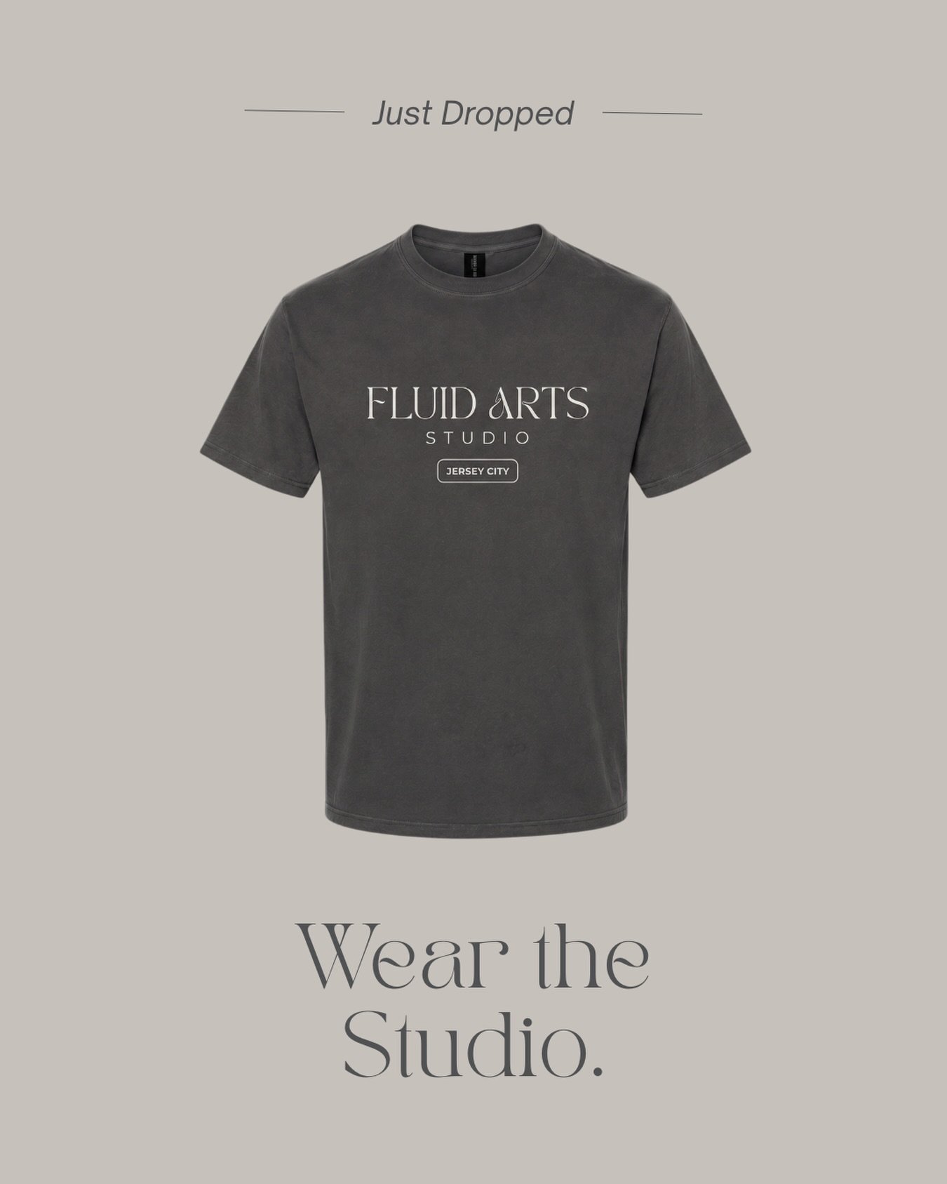 It&rsquo;s here 🫶
Our very first Fluid Arts tee has officially dropped.
We built this studio so the arts and community could live under one roof, and now you can wear a little piece of it out into the world.

First drop. Limited run. Available in Ad