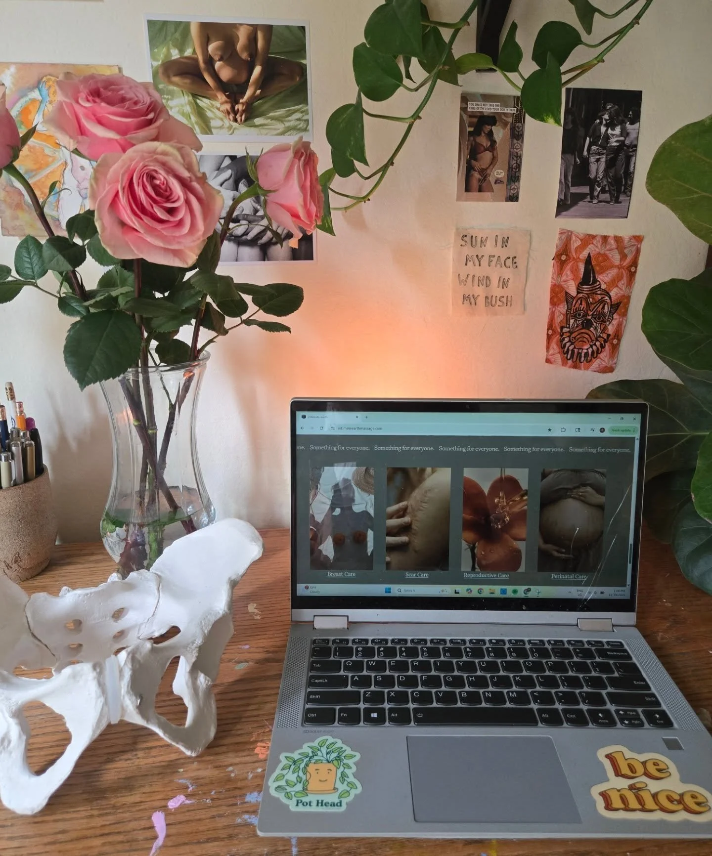 My website is live and my new office is open 🌼 Come in and receive some tender care! ✨️ 
.
My office is open every Saturday of the month and I'm booking for December! ❄️ 
.
The work that I have trained in the past few years can help with...
.
Displa