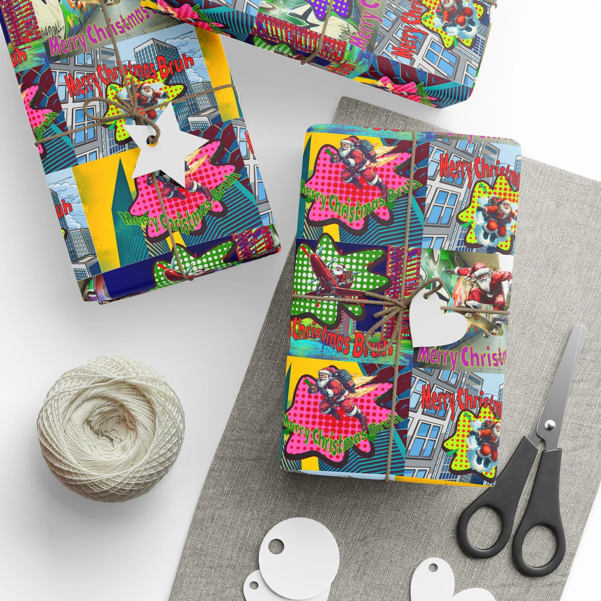 Legendary Santa for Teens and Tweens Gift Wrap