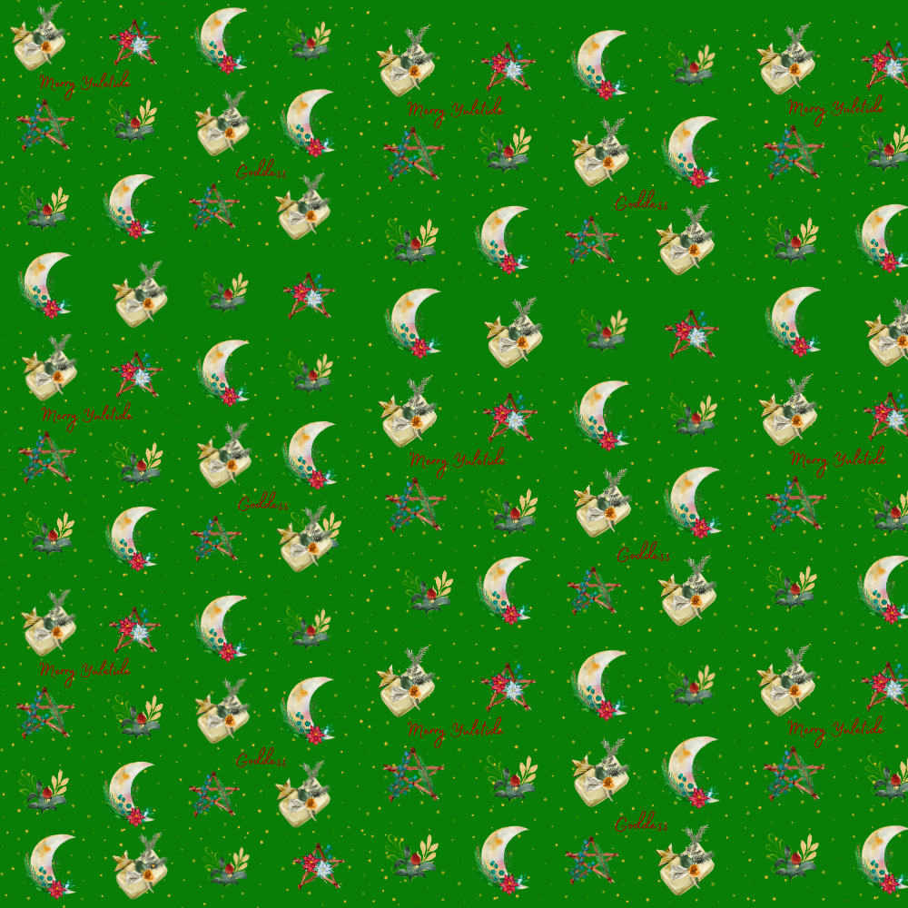 Modern Pagan Holiday Aesthetic - Wrapping Paper