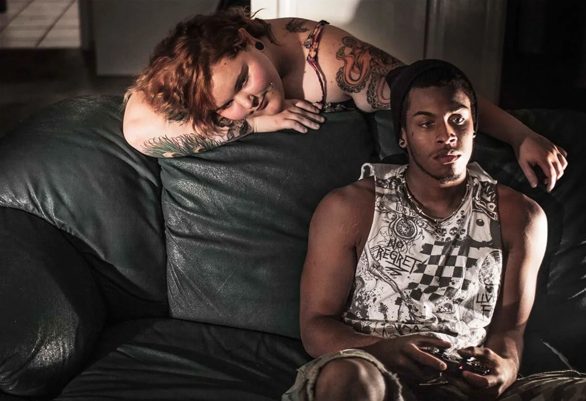 Crystal Foss self-portrait work made in Memphis, TN and chosen as a finalist image for the Best of High School and College Photography award presented by Nikon and Photographer's Forum.