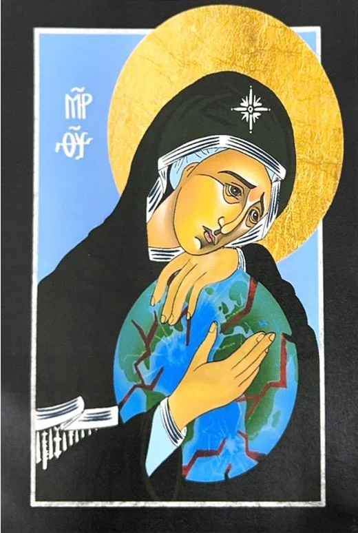 Lady of Lament - Digital icon - Janice Nihill