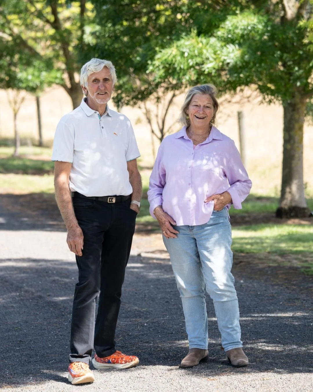 Owners of Henley Ridge Wines Gordon and Kate The Bellarine Geelong