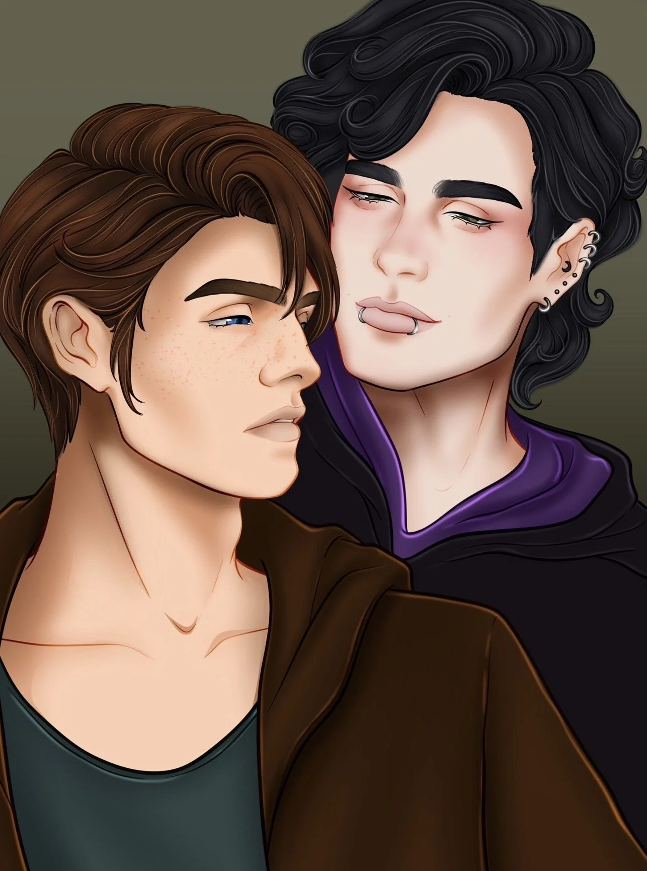 Tristan and Noah Sticker - 2in x 2in