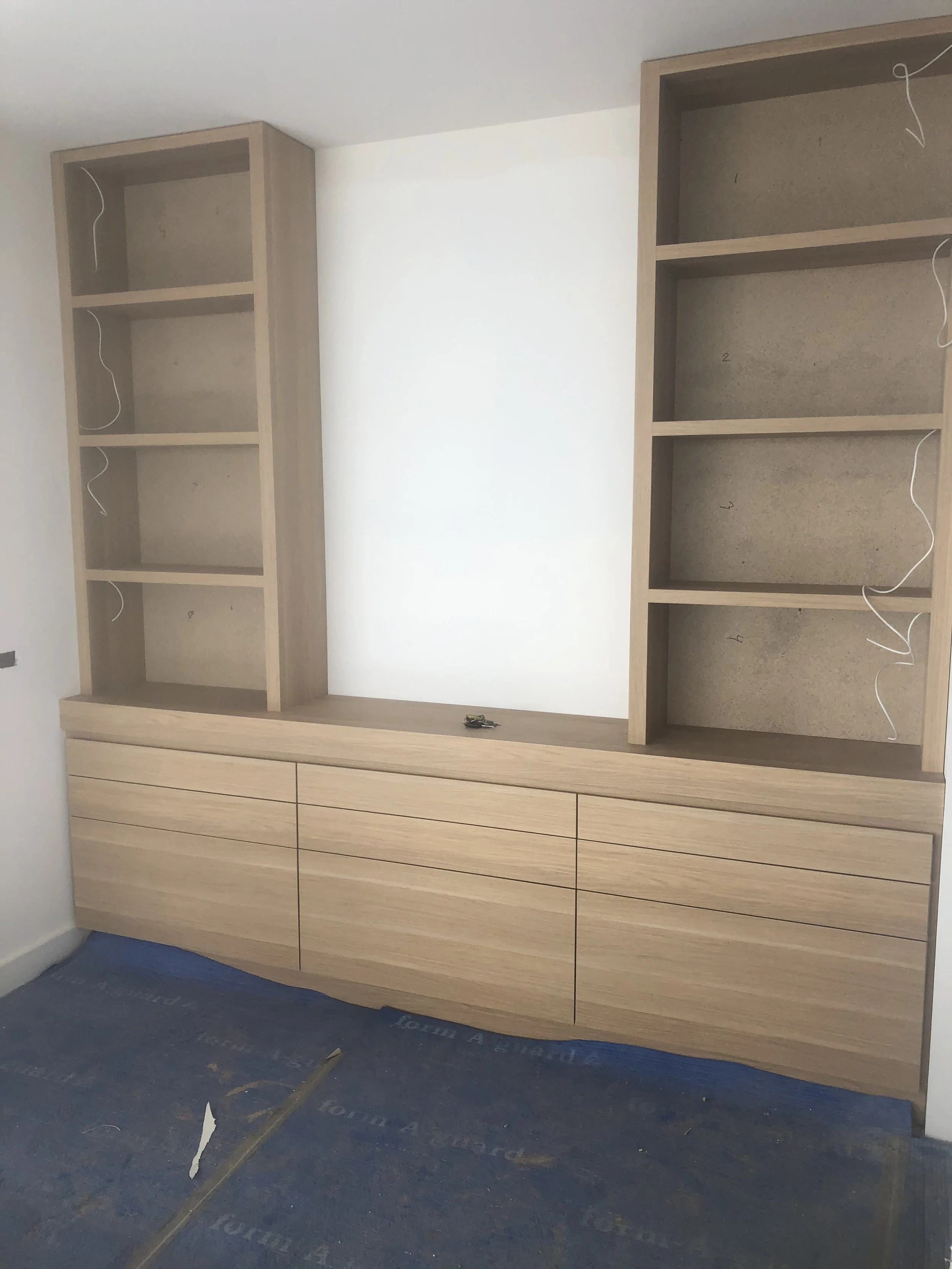 Built-in shelving unit with drawers Mount Eliza