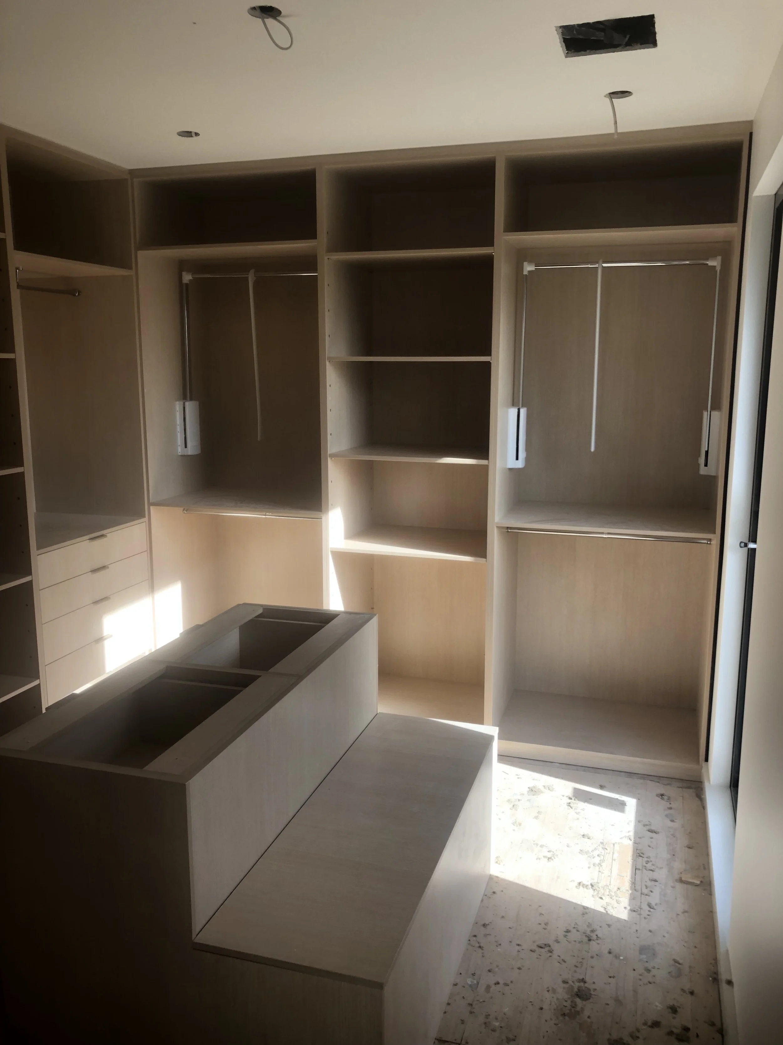 Walk-in robe installation in Narre Warren North by HJC Group