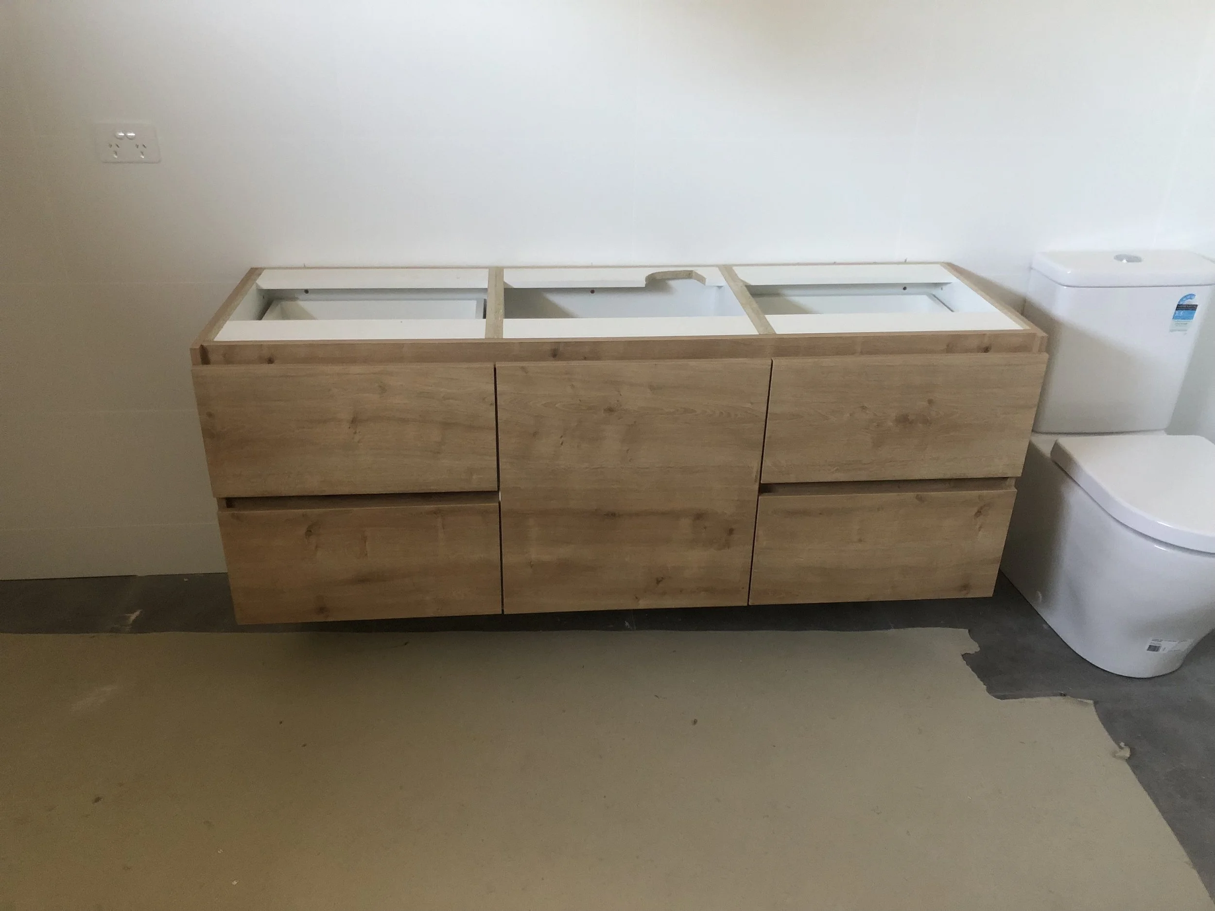 Bathroom Cabinet Installation - Highett