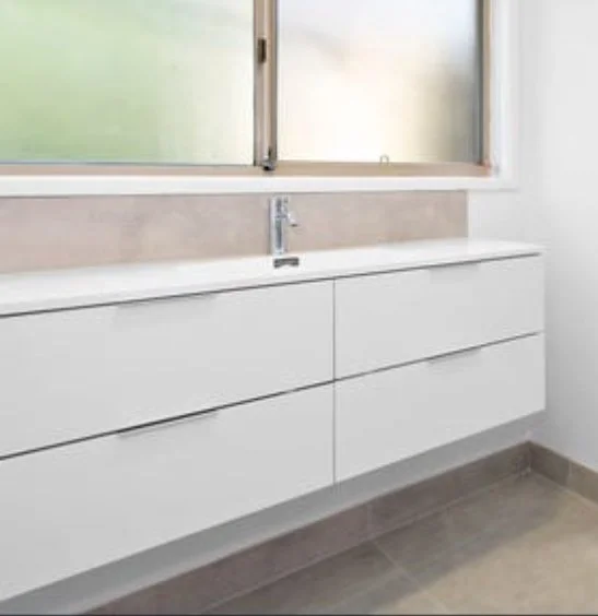 Bathroom vanity installation in Mount Martha by HJC Group