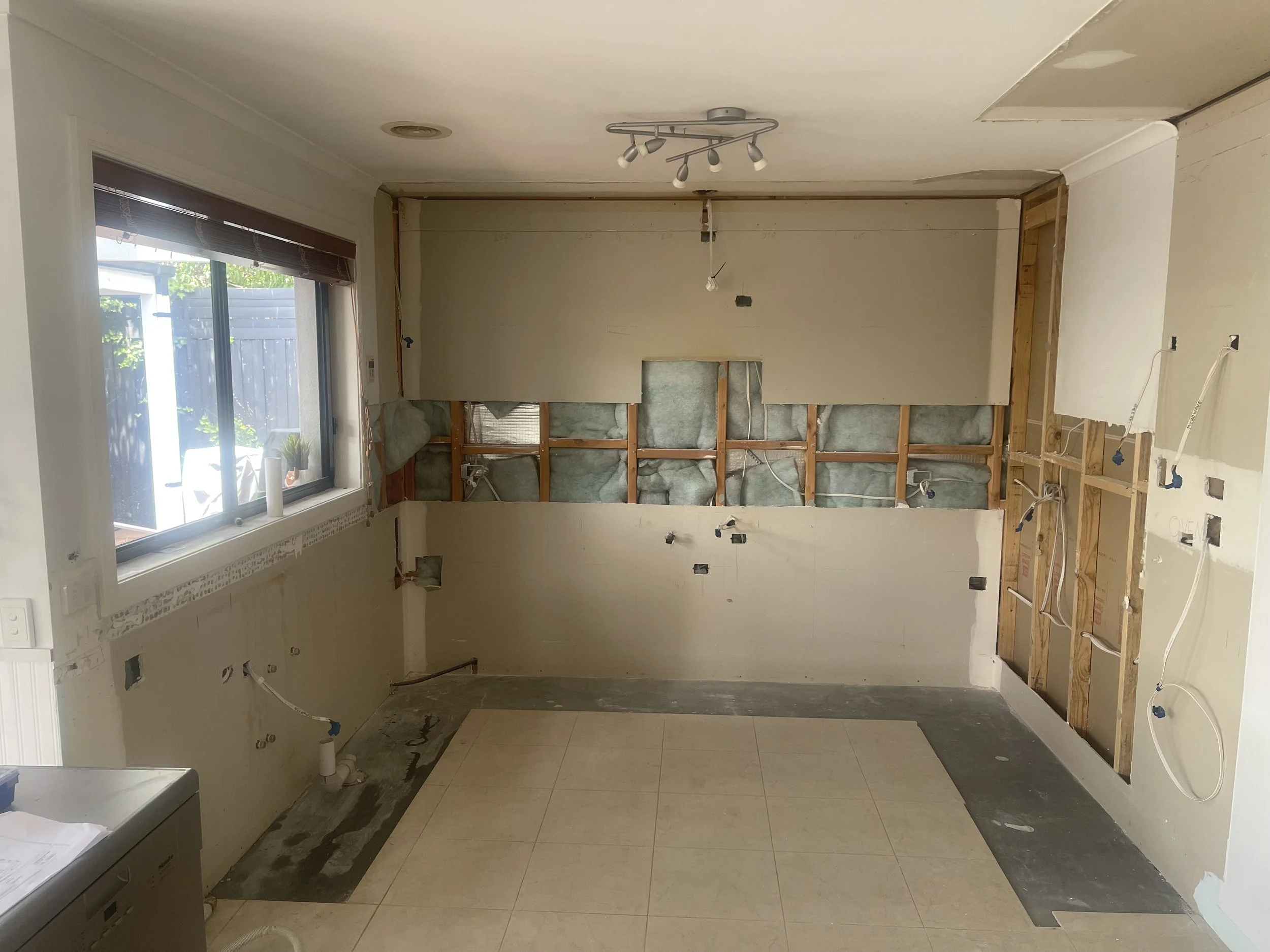 Kitchen strip-out and renovation preparation Melbourne South-East