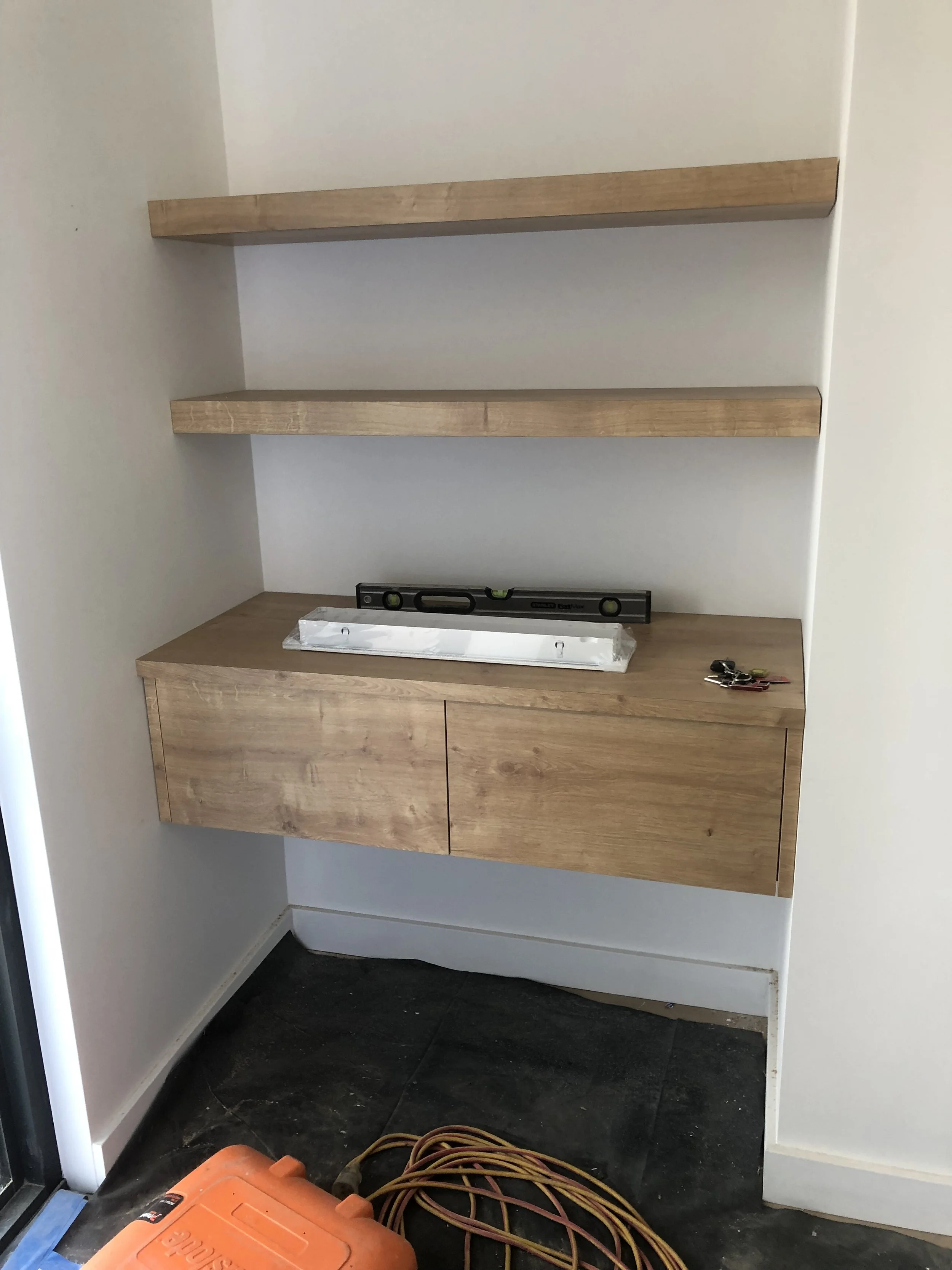 Desk Cabinetry Installation - Highett