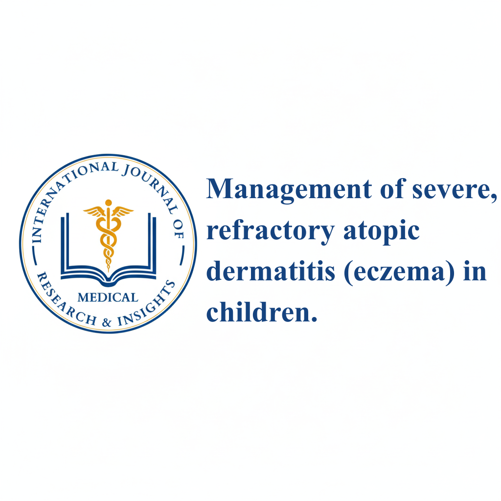 Management of severe, refractory atopic dermatitis (eczema) in children.