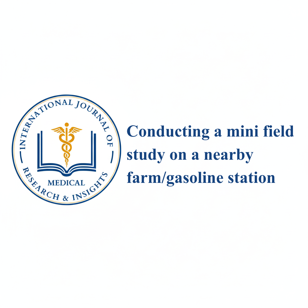 Conducting a mini field study on a nearby farm/gasoline station