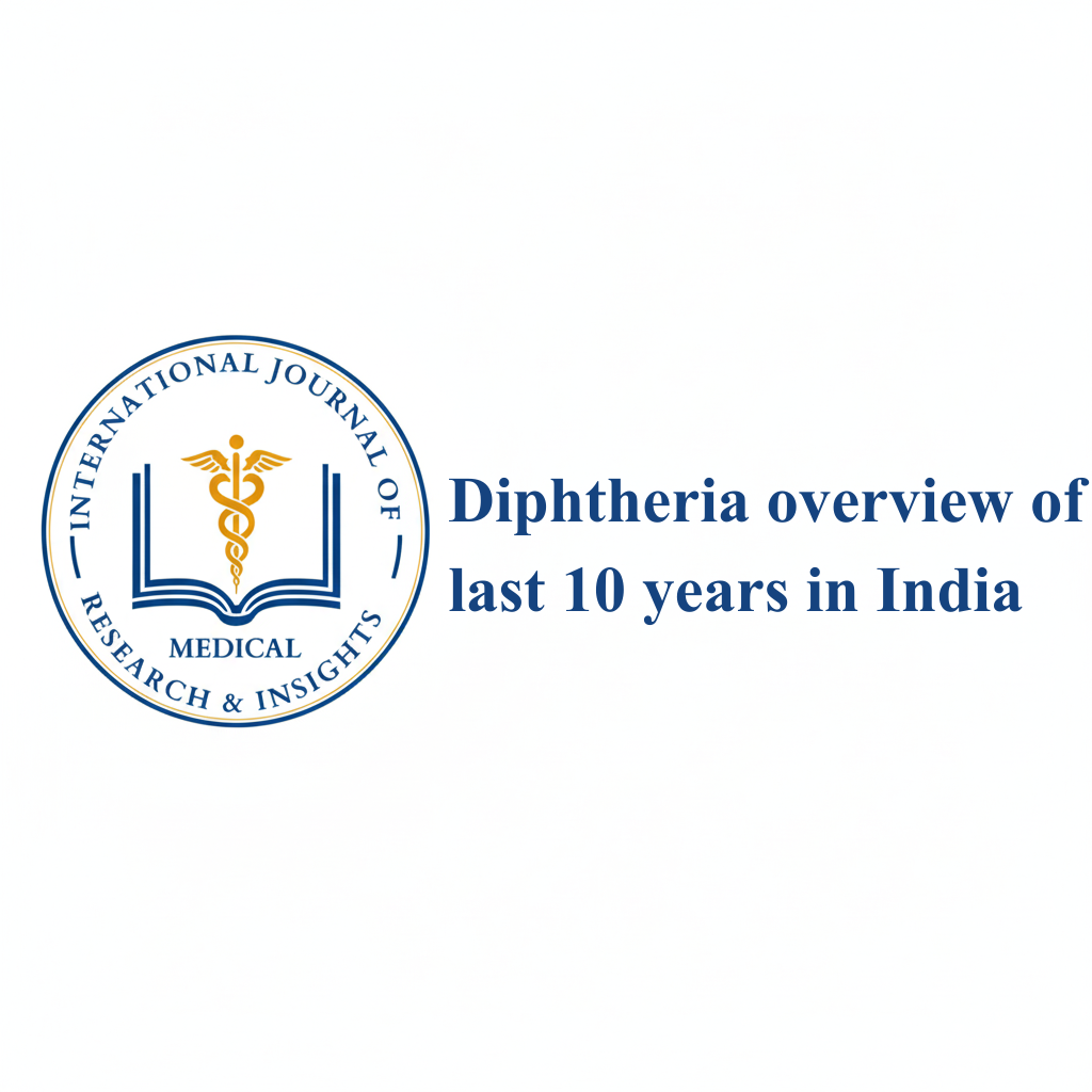 Diphtheria overview of last 10 years in India