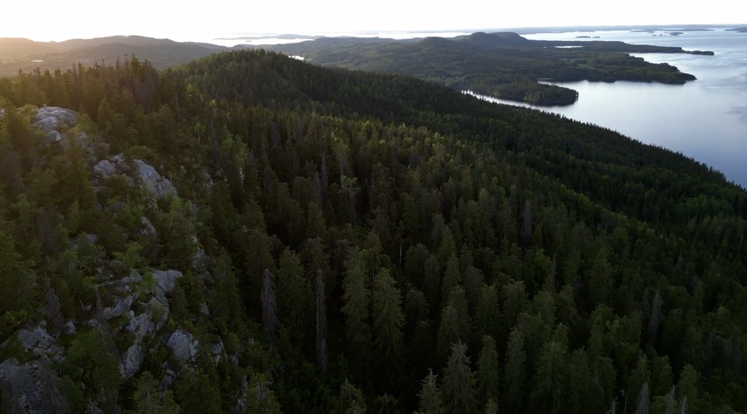 Ilmakuvia Kolilta. Kaunista Suomea dronekuvaamassa.
Aerial view of Koli and lake PIelinen with small islands.