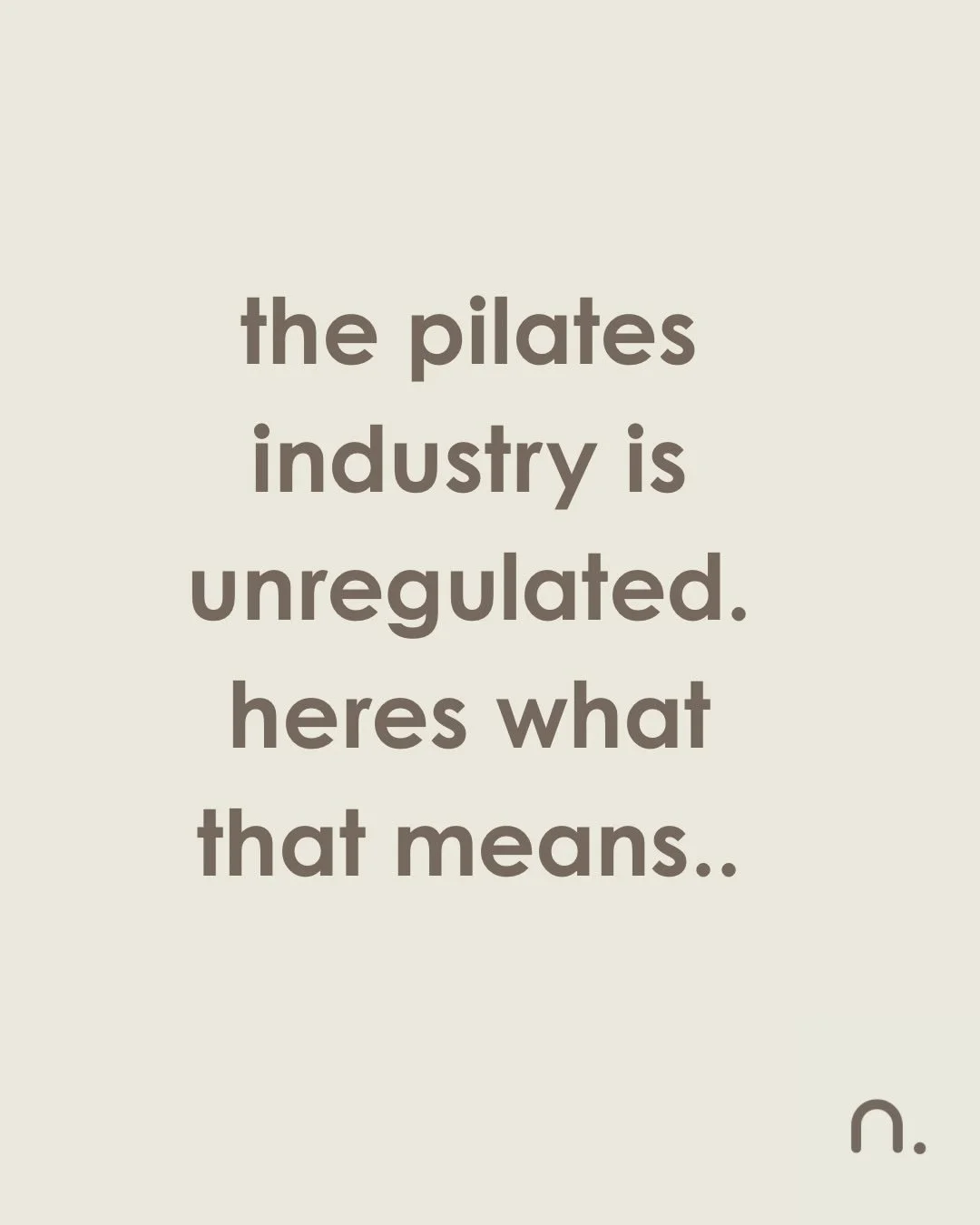 The Pilates industry is unregulated, which means what (and how) you&rsquo;re taught can vary A LOT. 

Not bad&hellip; just inconsistent. 

That&rsquo;s exactly why Nuvra exists. To fill the gaps. To teach the things instructors actually need. From hu