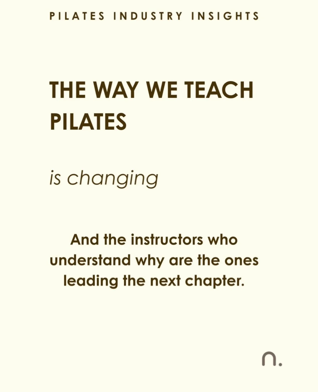 The Pilates industry is changing, and if you&rsquo;re thinking about becoming an instructor, the course you choose matters more than ever.

Clients aren&rsquo;t just coming to Pilates to stretch and breathe anymore. They want to feel strong, athletic