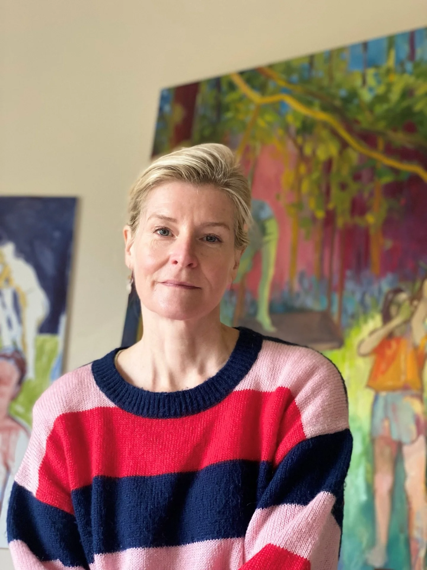 ✨ Artist Spotlight ✨

Today we&rsquo;re shining a light on our cohort member, Joana Sellick.

Working in oils and mixed media, Joanna explores deeply personal themes of protection, motherhood, childhood, femininity, and untamed instinct.

Born and ra