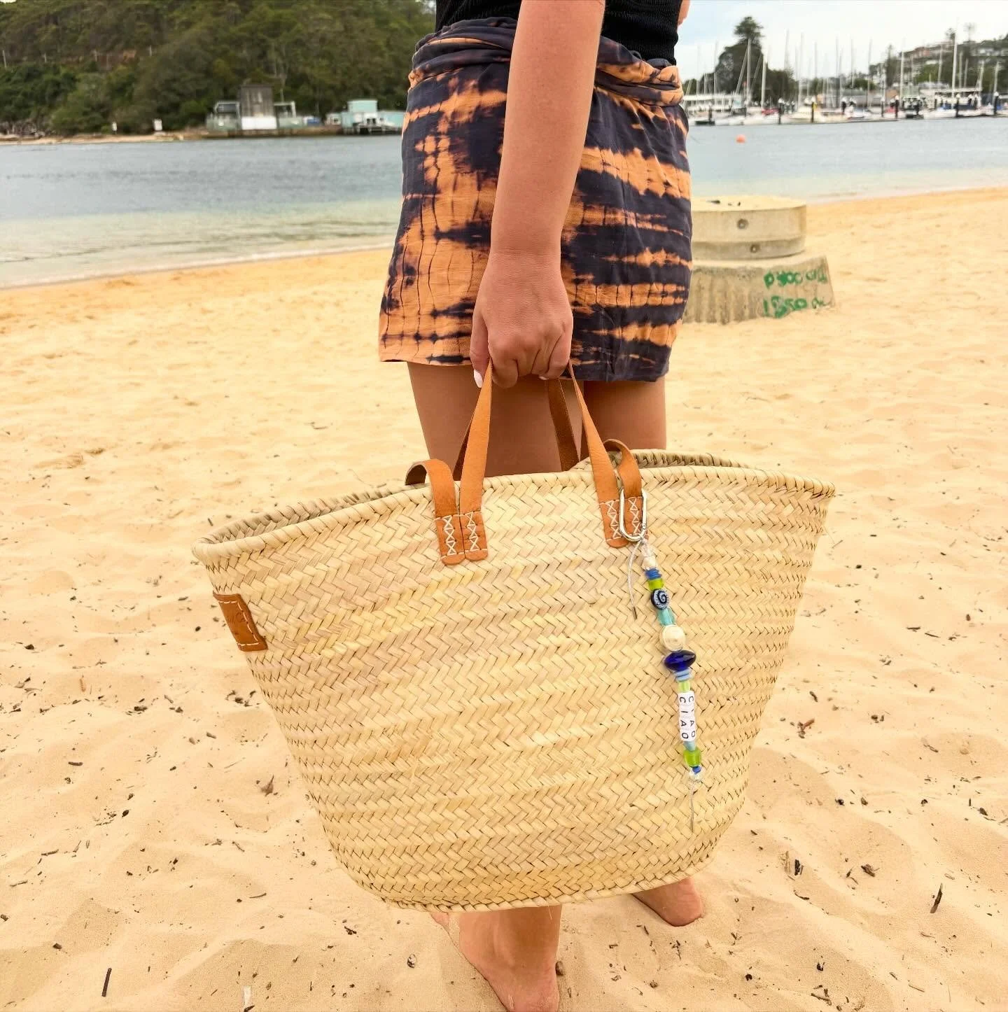 Ciao 🩵 
&bull;
&bull;
&bull;
&bull;
&bull;
&bull;

#summer #vacationclub #beach #accessories #bagcharm