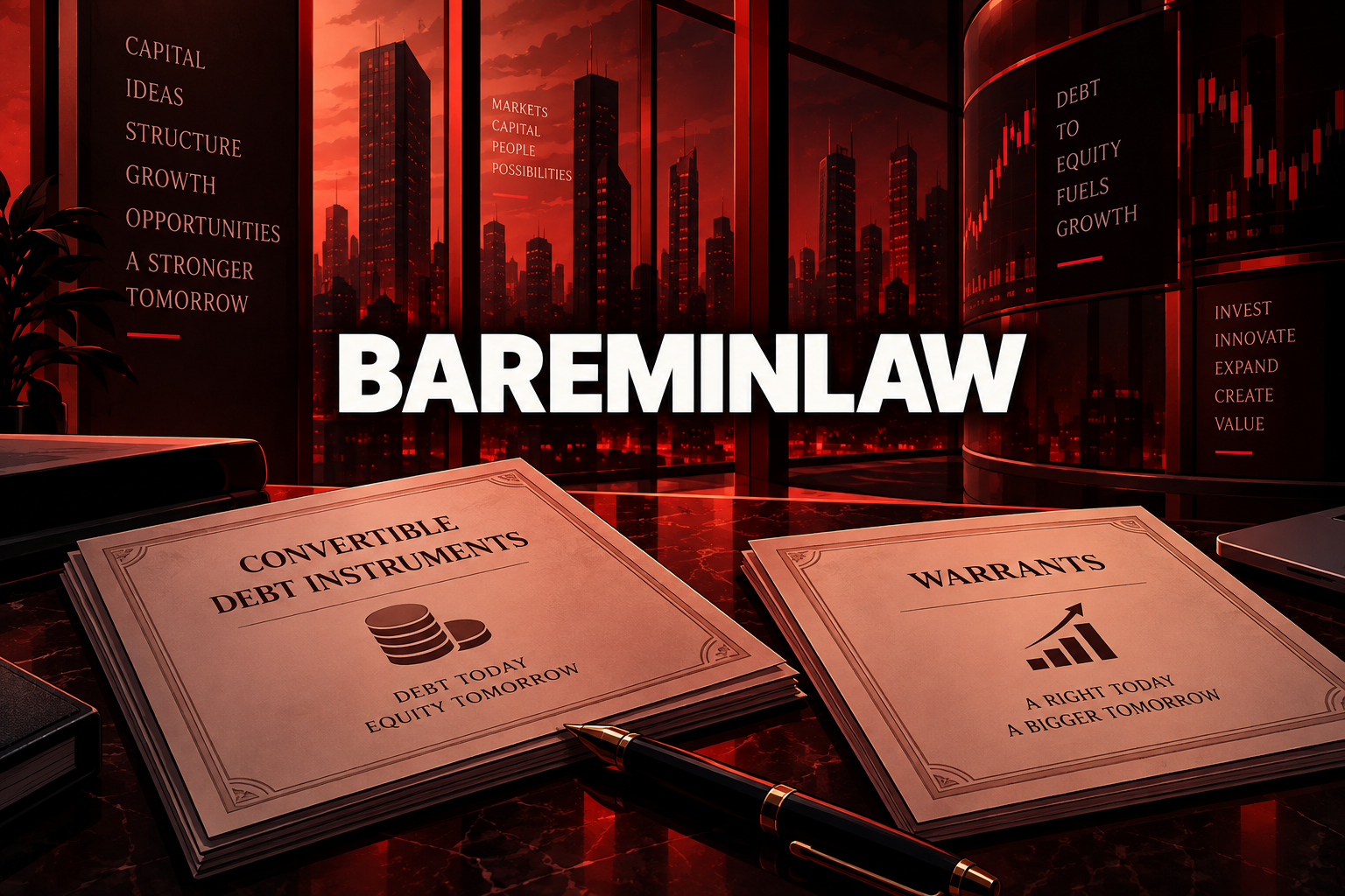  Issue of Convertible Debt Instruments and Warrants