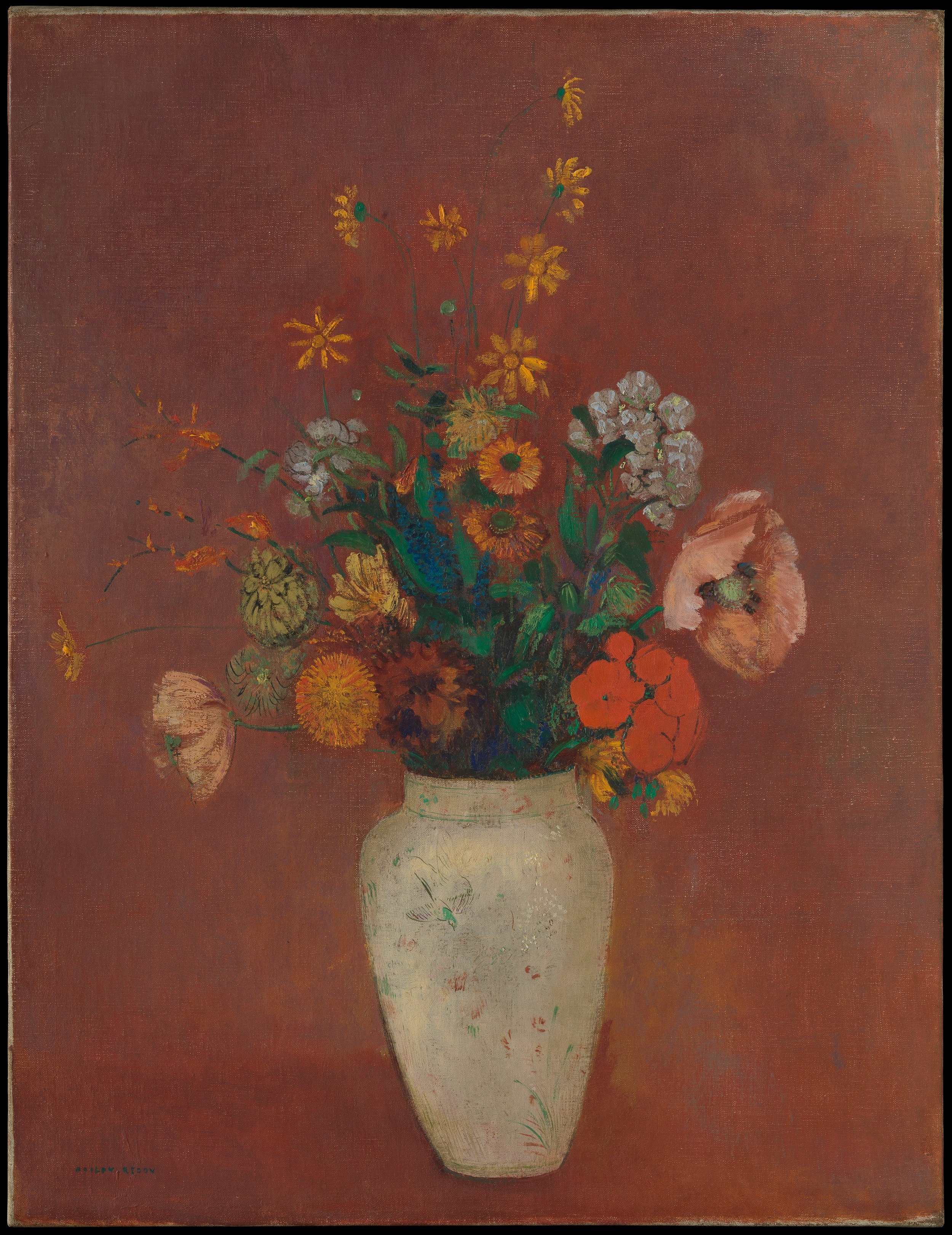 Bouquet in a Chinese Vase, Odilon Redon, 1912-14.jpg