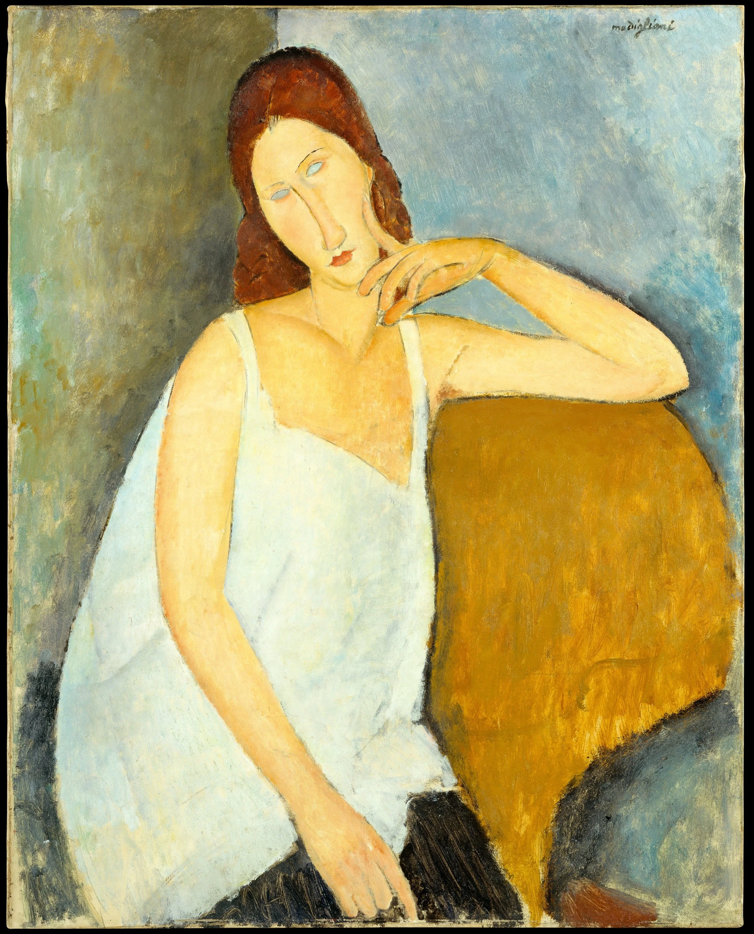 Jeanne Hébuterne, Mondigliani, 1919.jpg