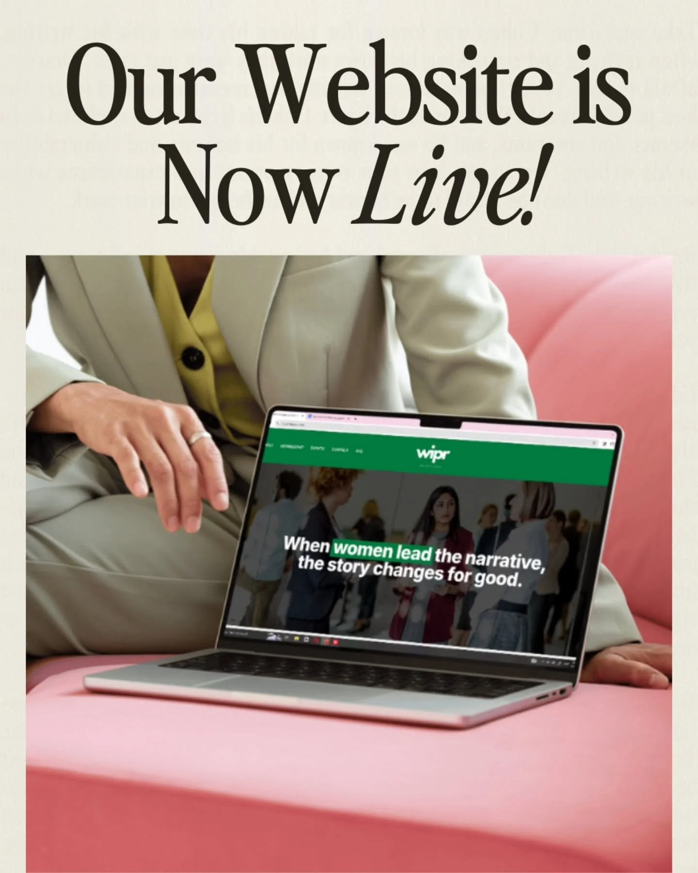 It&rsquo;s official. 🚀 The digital home for women in communications has arrived.

You&rsquo;ve seen the vision in the slides above, but the real magic happens when you step inside. We built Women in PR because we believe that while talent gets you i