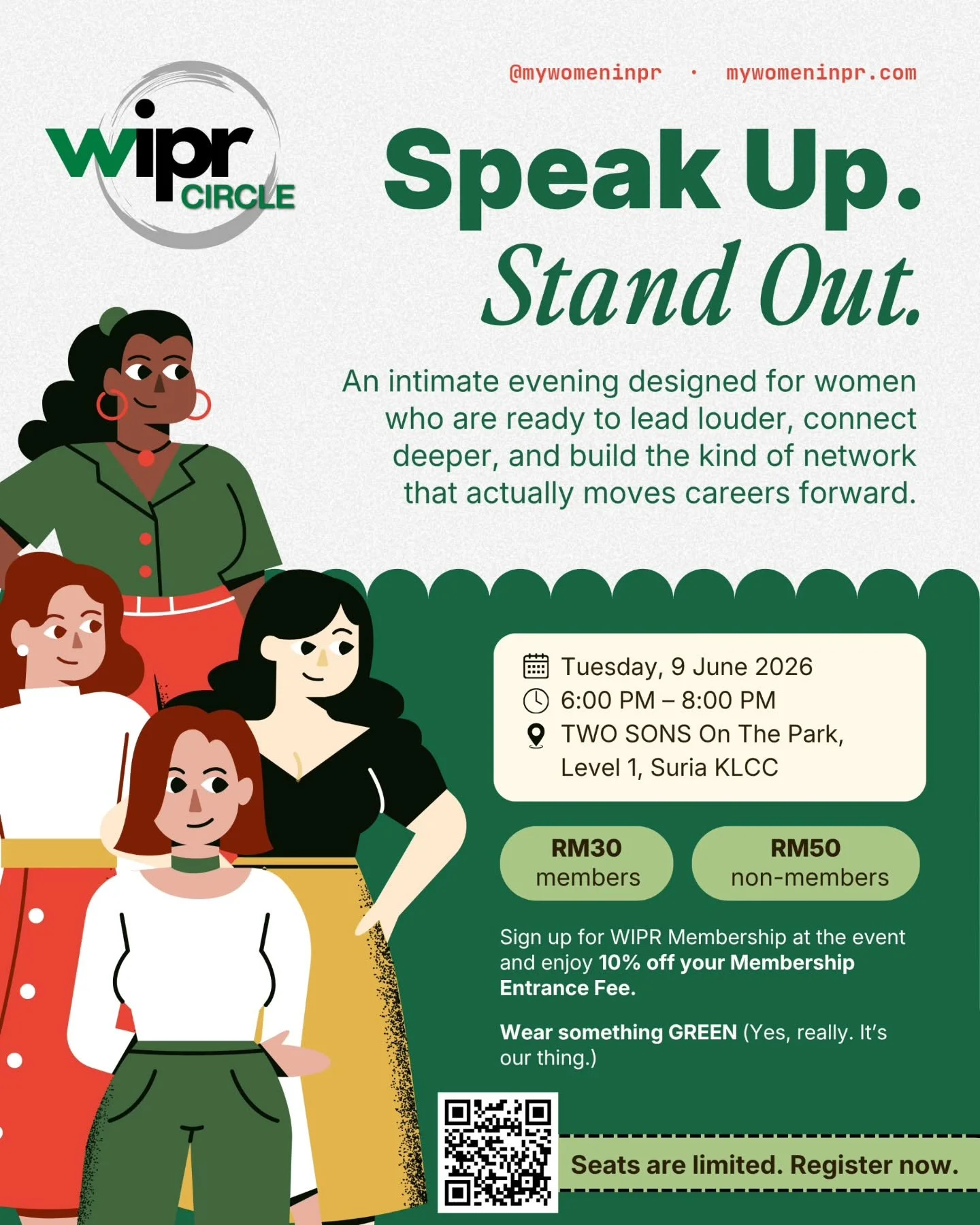📢 You&rsquo;re invited to our very first WIPR Circle! ✨️

WIPR Circle brings together women in PR and communications for meaningful conversations, new connections and shared experiences in a relaxed setting.

For our inaugural gathering, we&rsquo;re