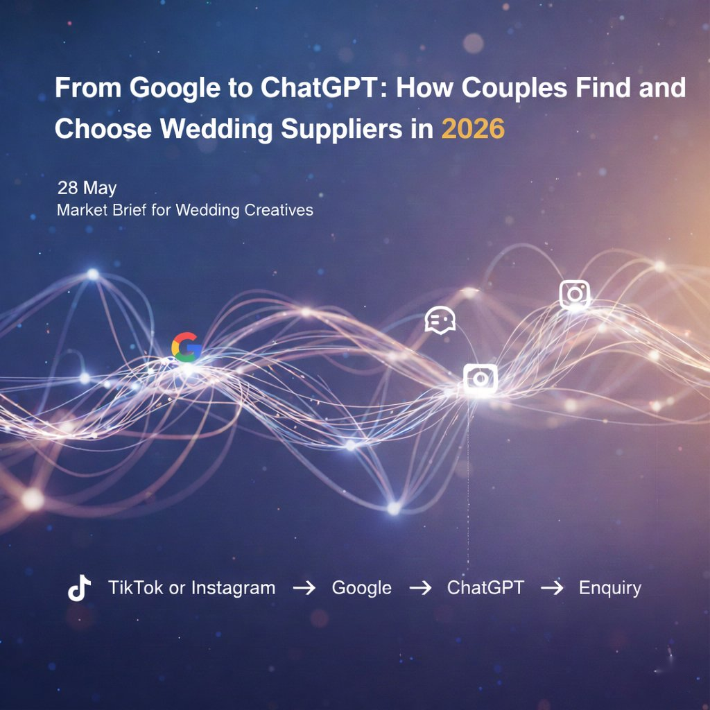 From Google to ChatGPT: How Couples Find and Choose Wedding Suppliers in 2026