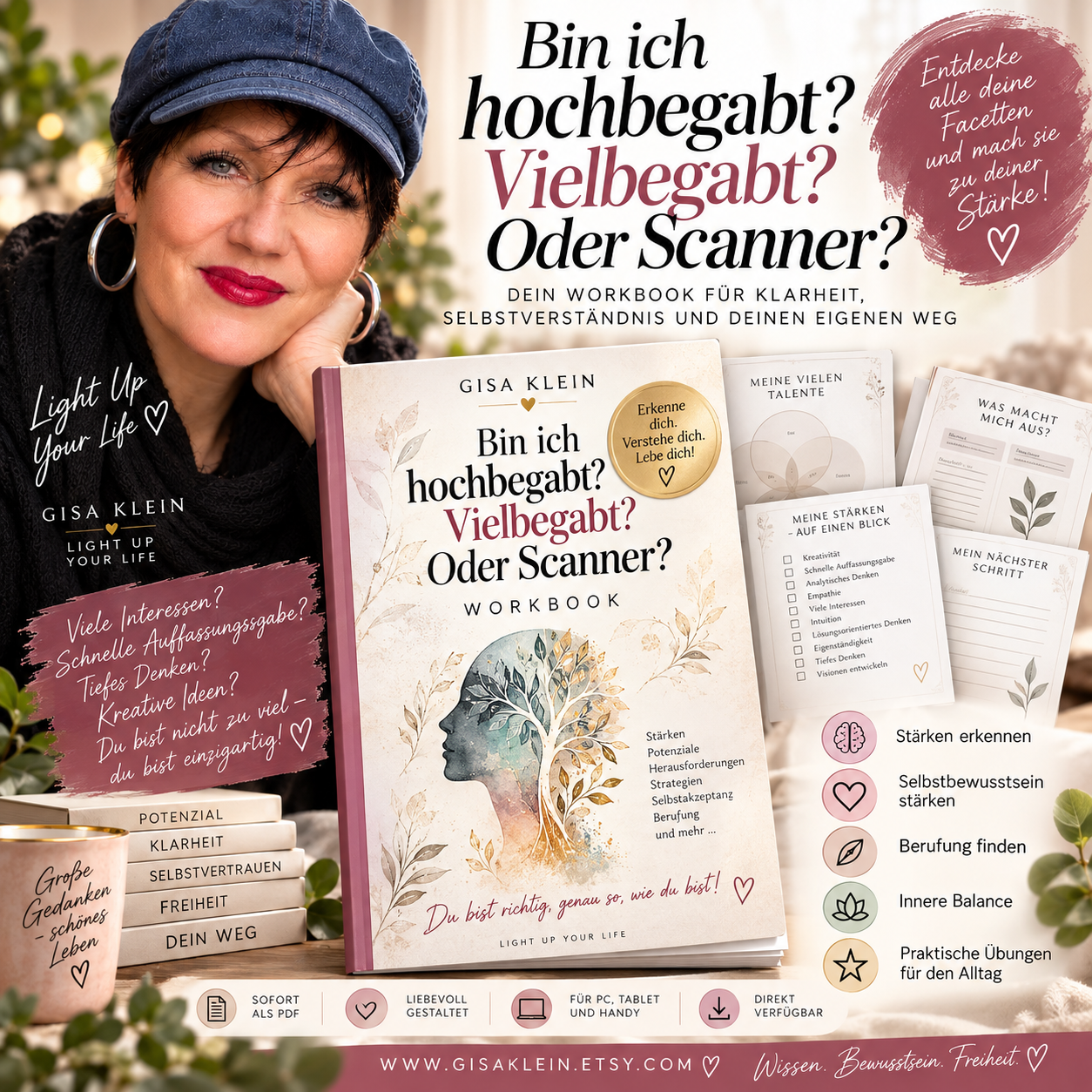 Bin ich hochbegabt? Vielbegabt, oder Scanner?
