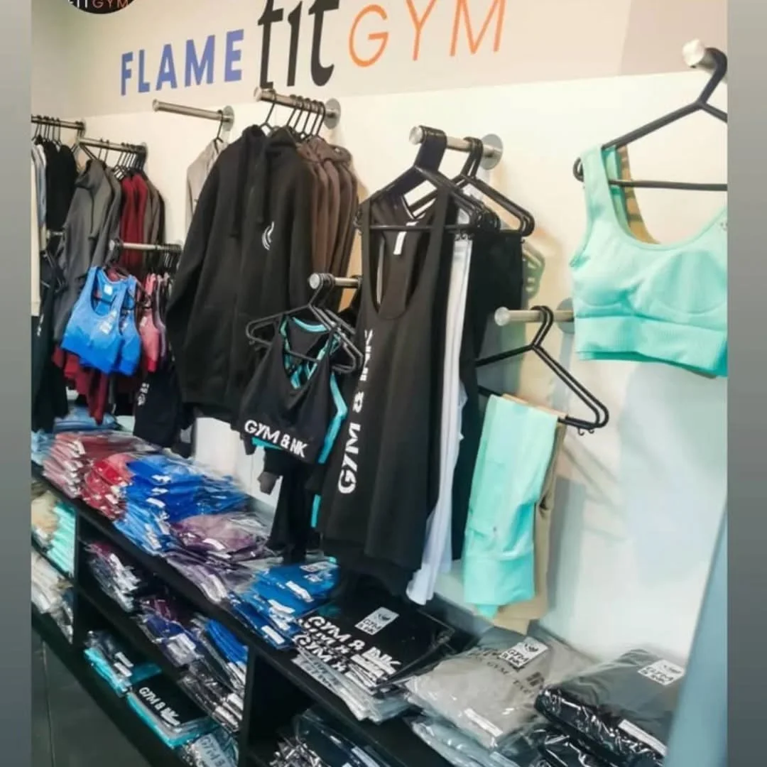 We have a huge range of Gym and Ink sportwear for men and women in stock in our new Personal training studio on Poble Nou - come check us out! @flamefitbcn @gymandinkclothing