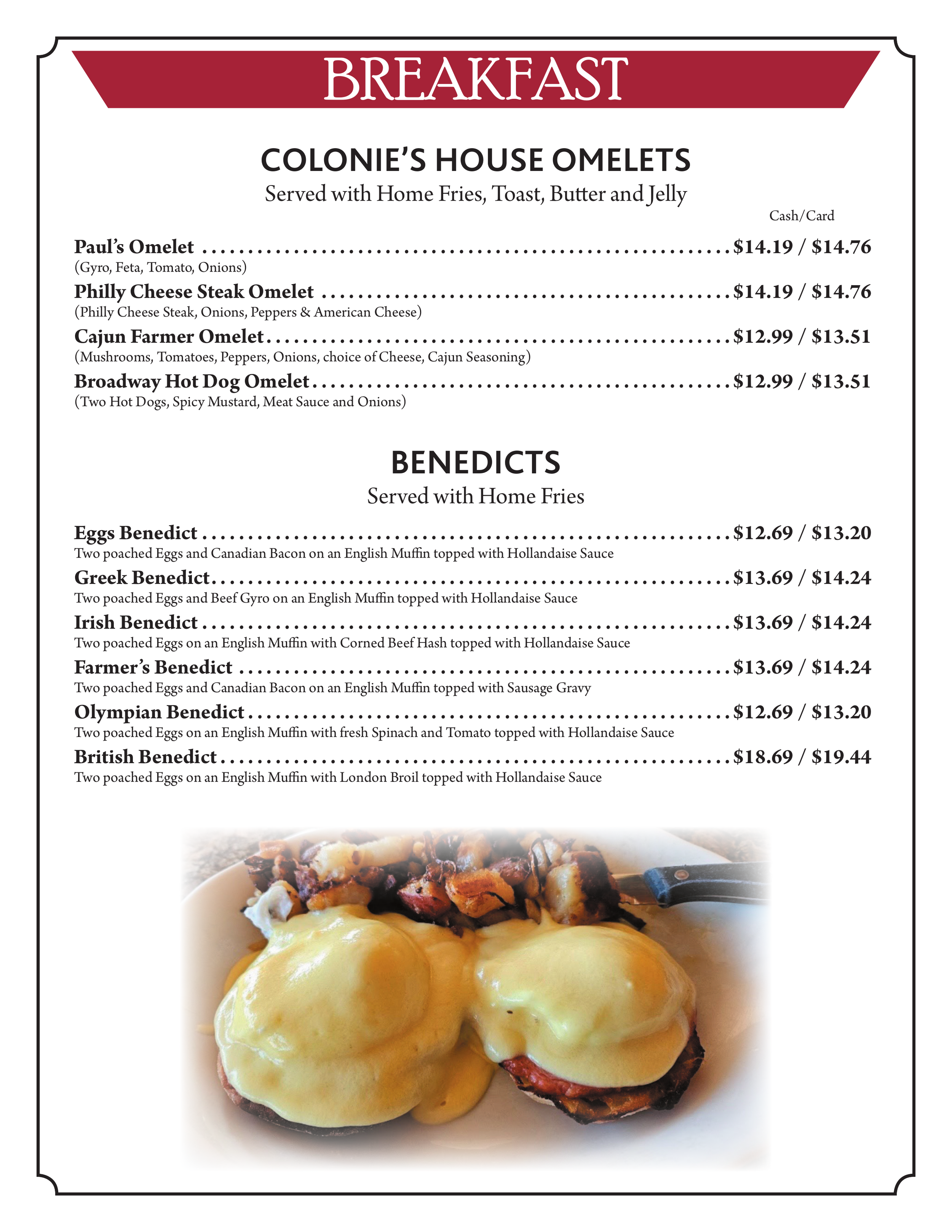 Our Menu | Discover & Order Now — Colonie Diner