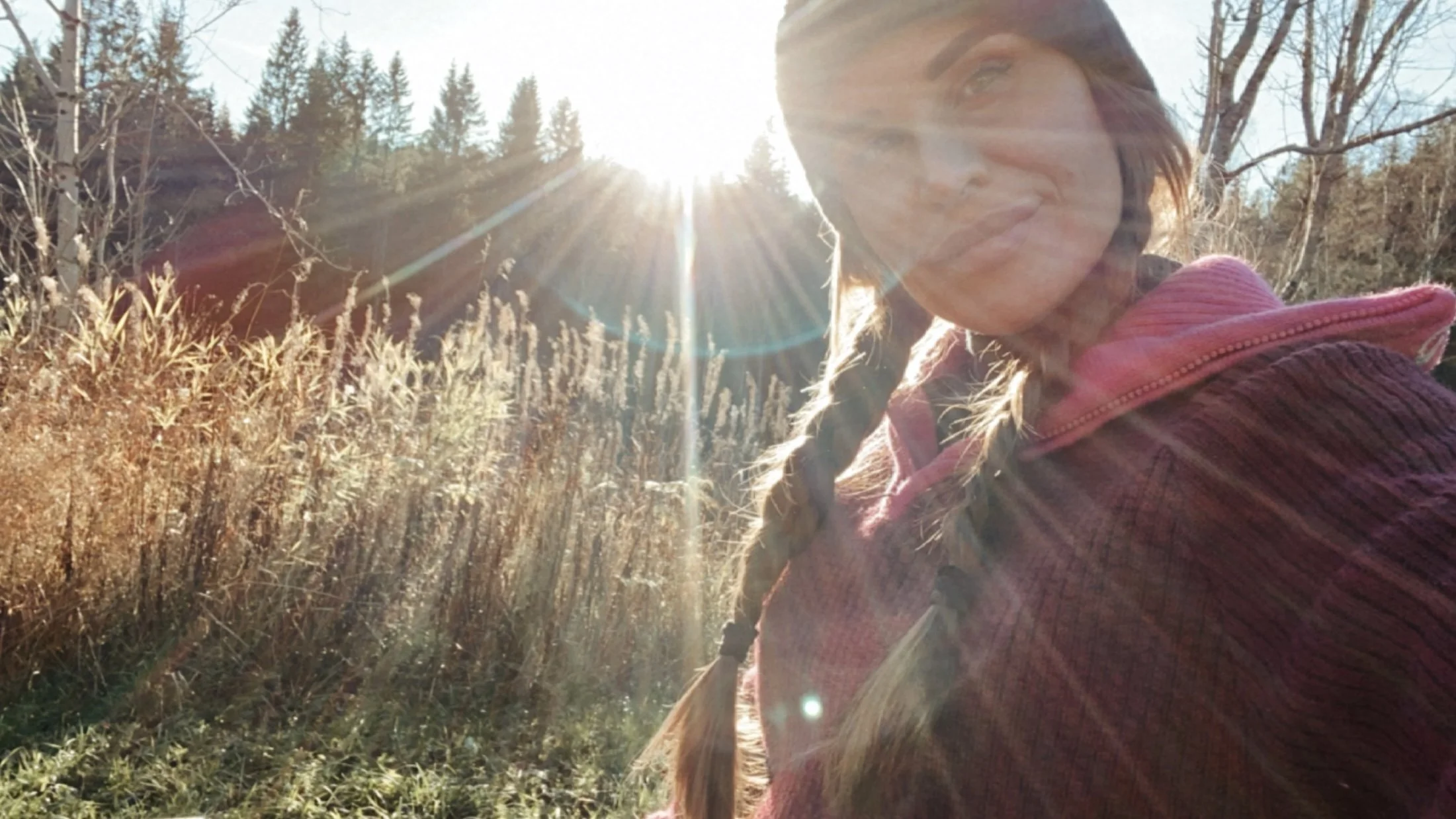 Wearing layered clothing outdoors during spring in Norway